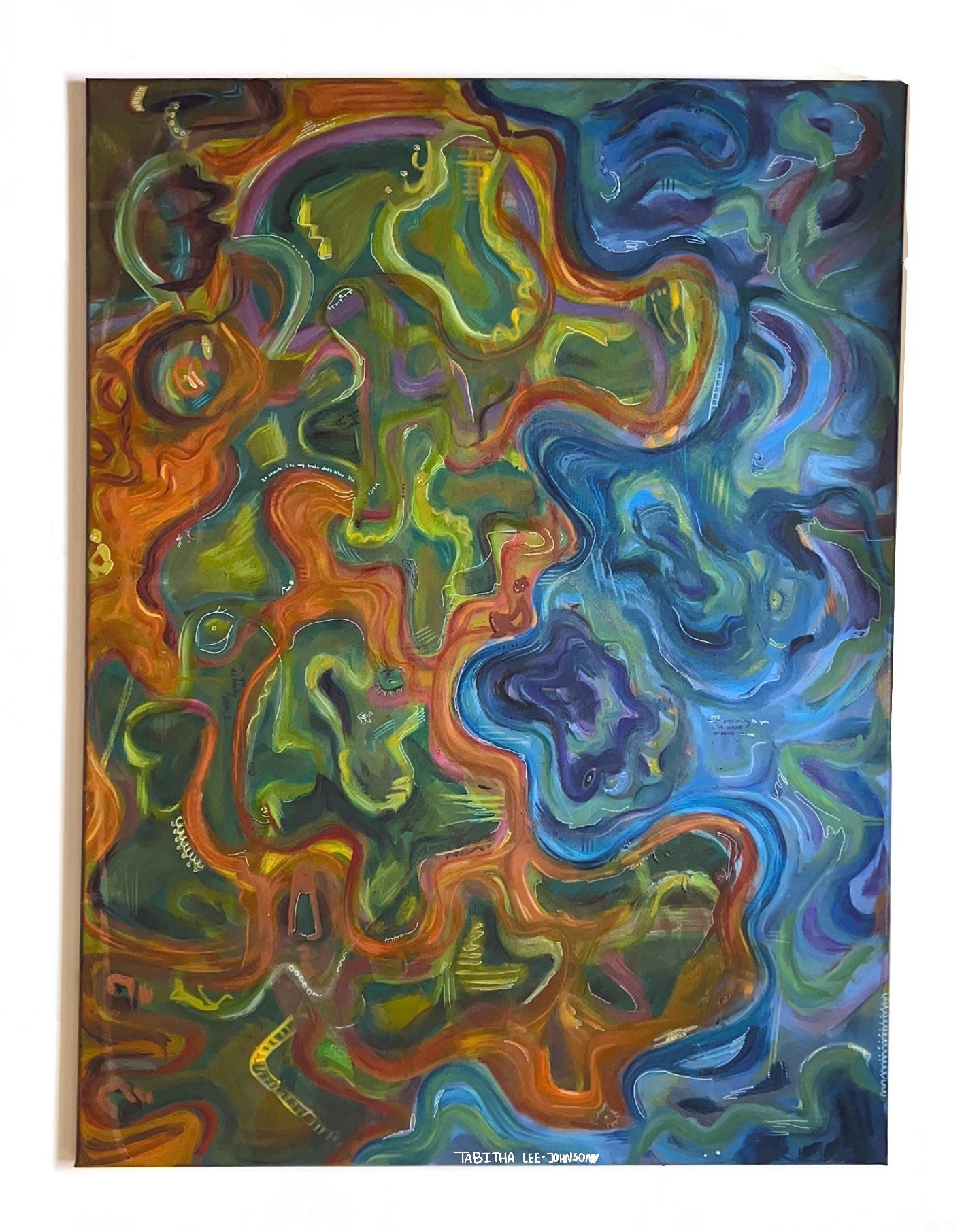 "We're More Alike Than I Thought" Tabitha Lee-Johnson Original Painting