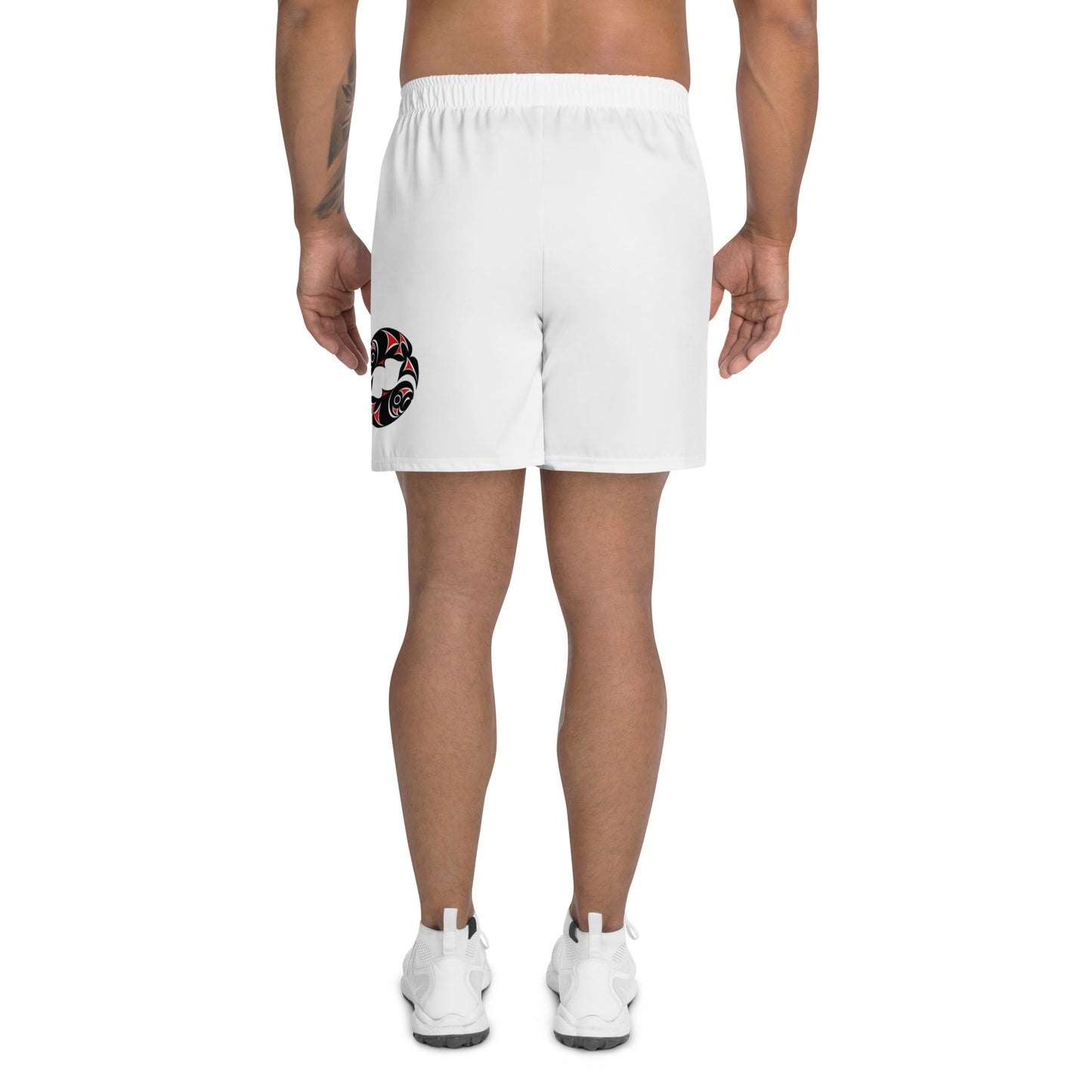 "Twin Salmon" Men's Recycled Athletic Shorts