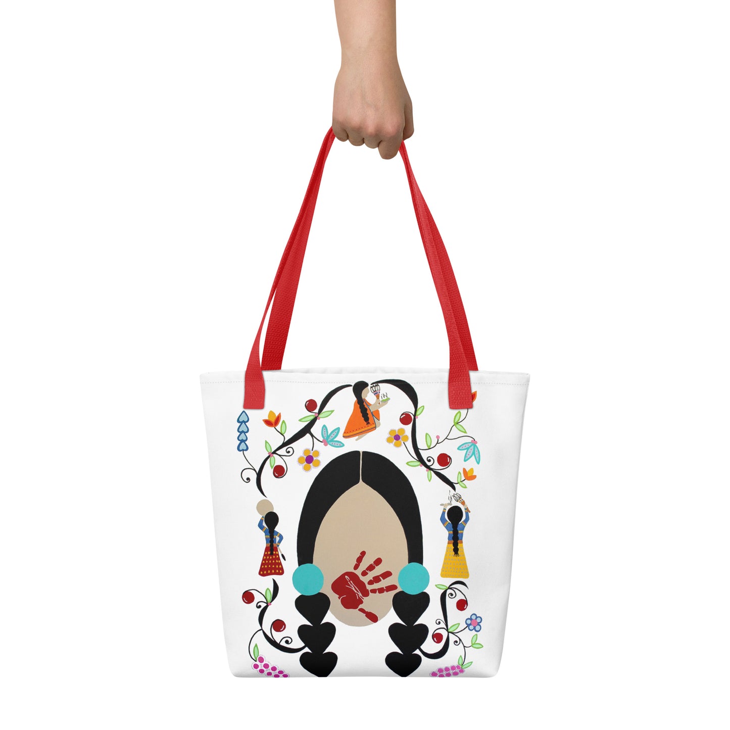 "We Always Pray" MMIW Tote bag