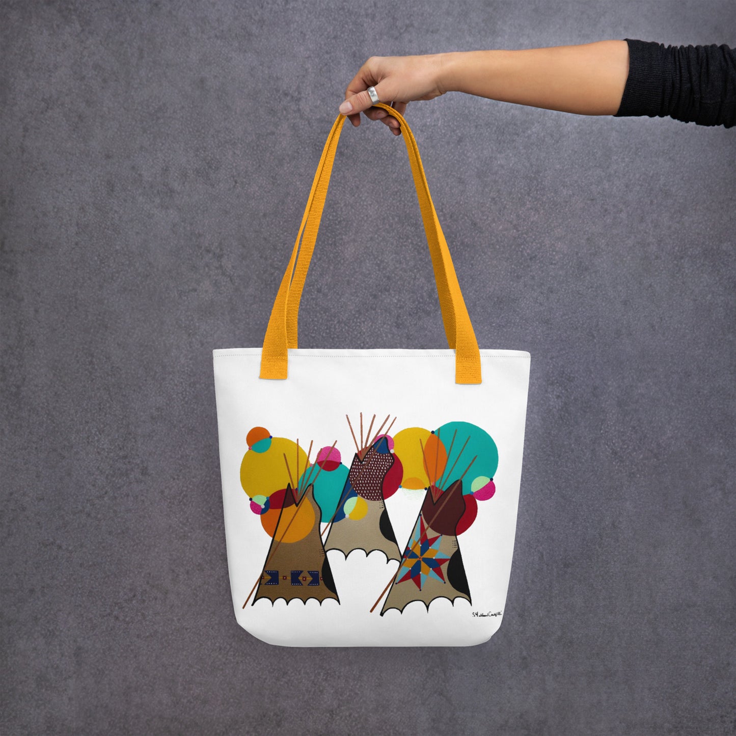 "Powwow" Tote bag