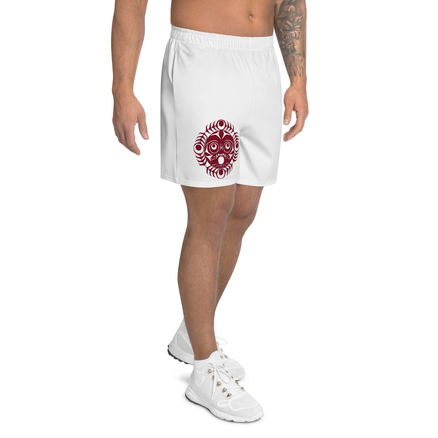 "Sun Mask" Men's Recycled Athletic Shorts