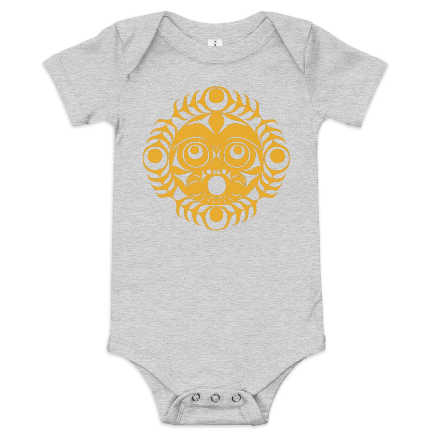 "Sun Mask" Baby short sleeve one piece