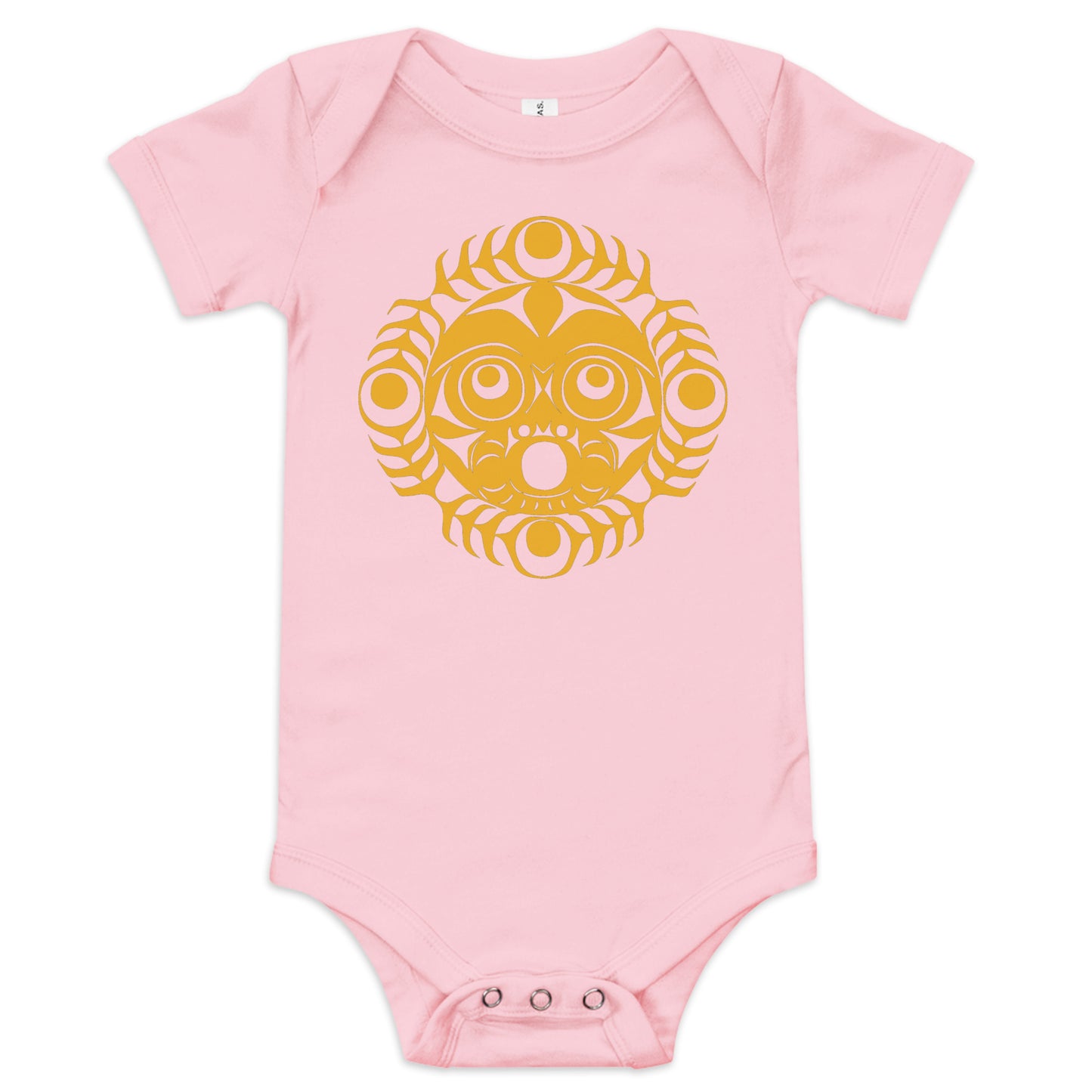 "Sun Mask" Baby short sleeve one piece