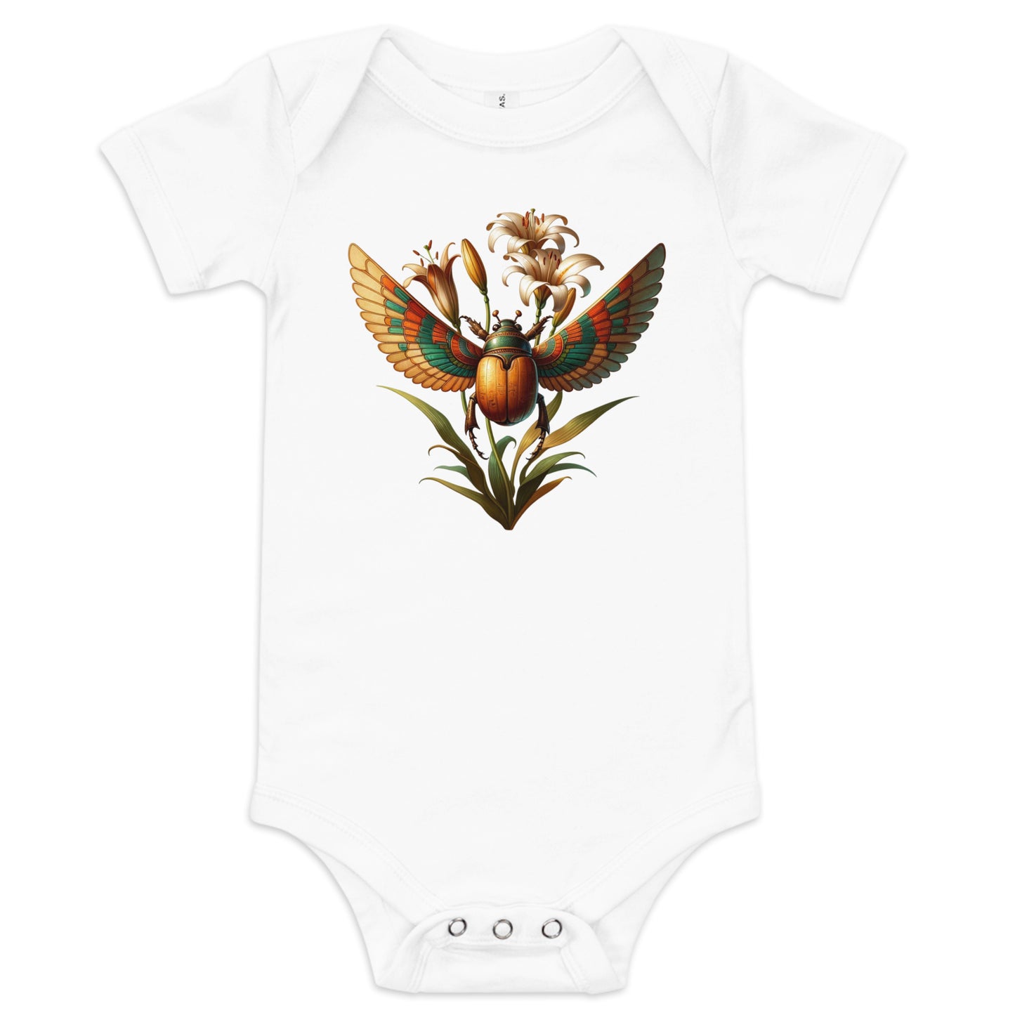 "Scarab Rising" Baby short sleeve one piece