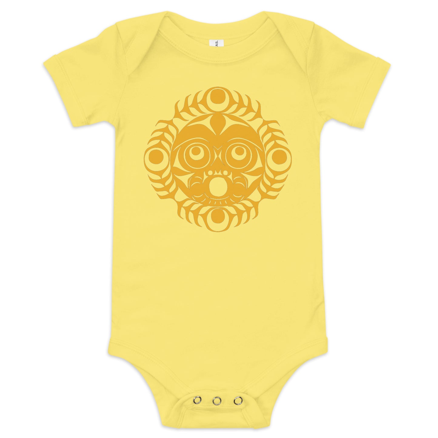 "Sun Mask" Baby short sleeve one piece