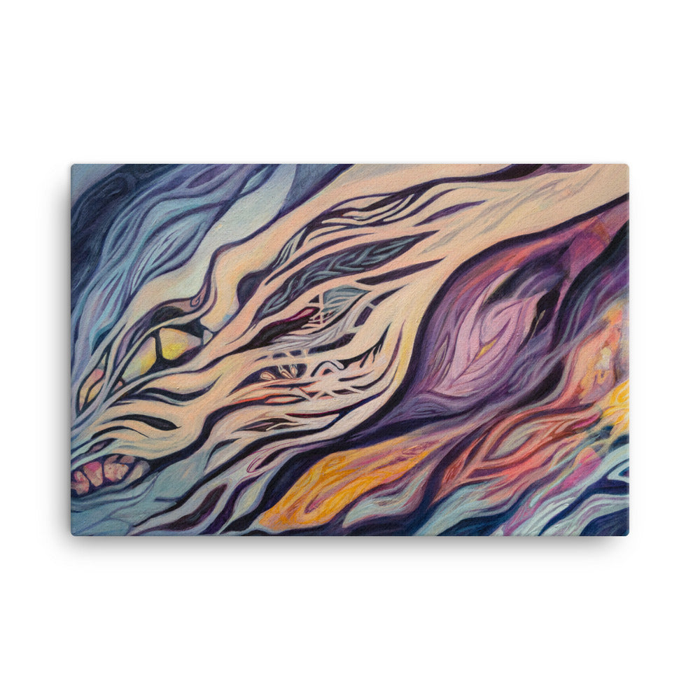 "Caverns & Crevices" - Canvas Print