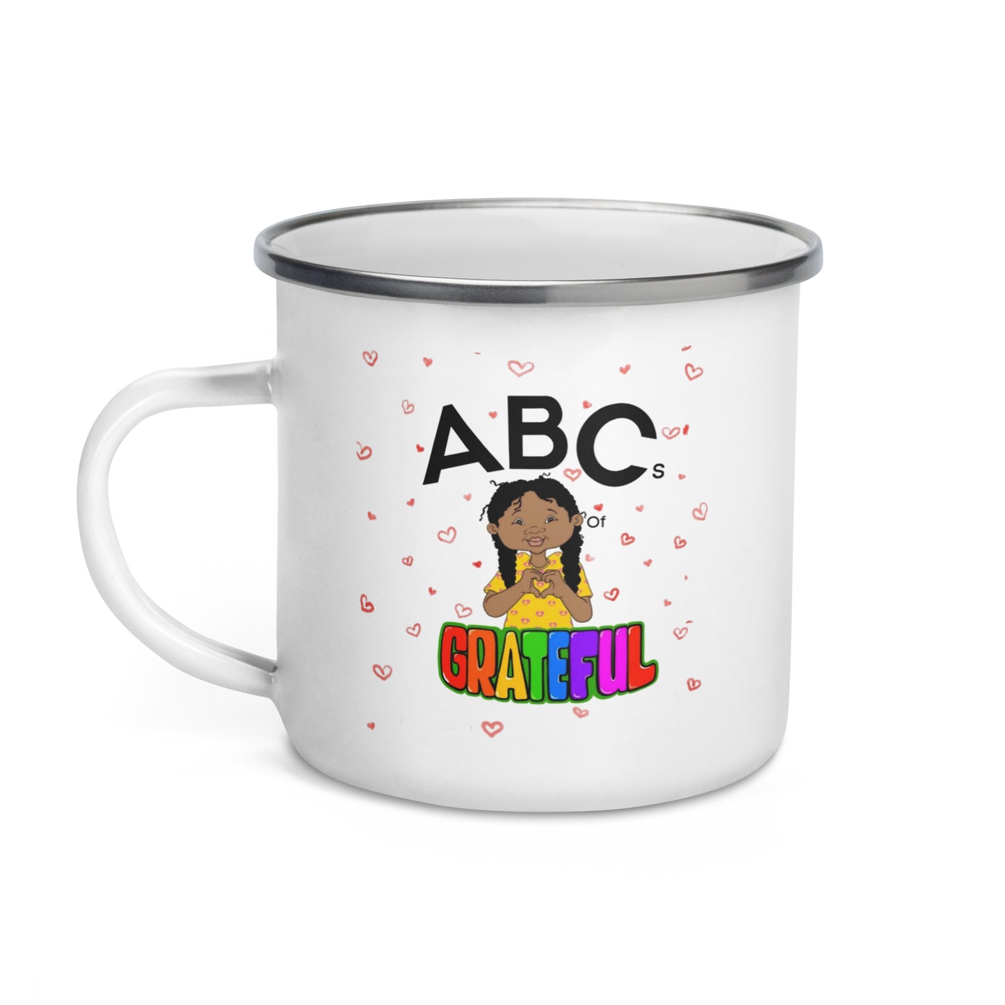 "ABC's" Enamel Mug