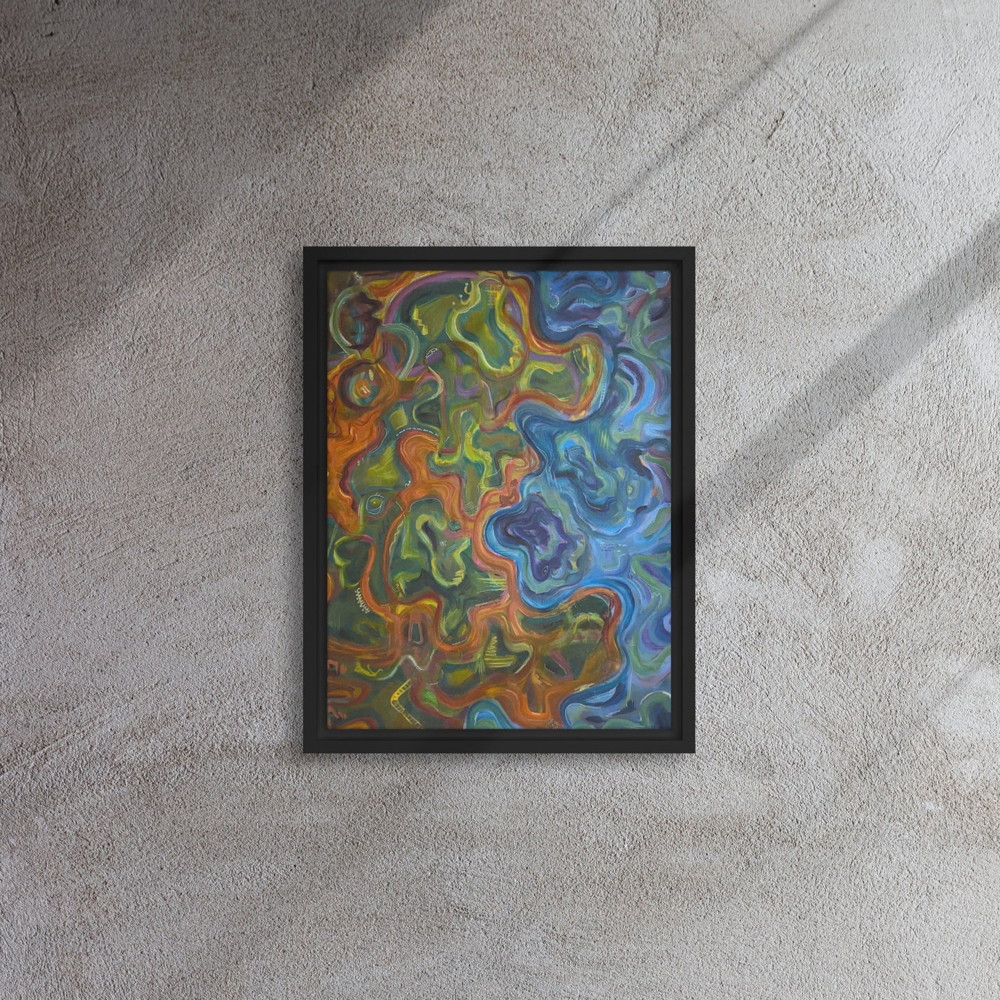 "More Alike" Tabitha Lee-Johnson Framed canvas