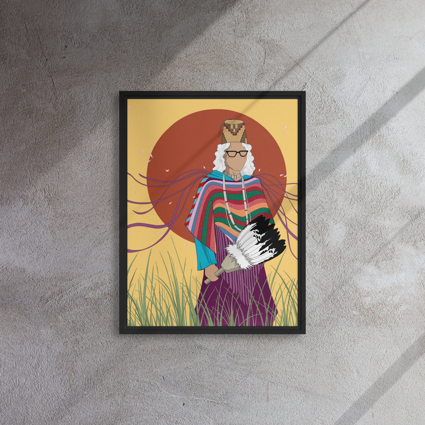 "Matriarch" Framed Canvas Print