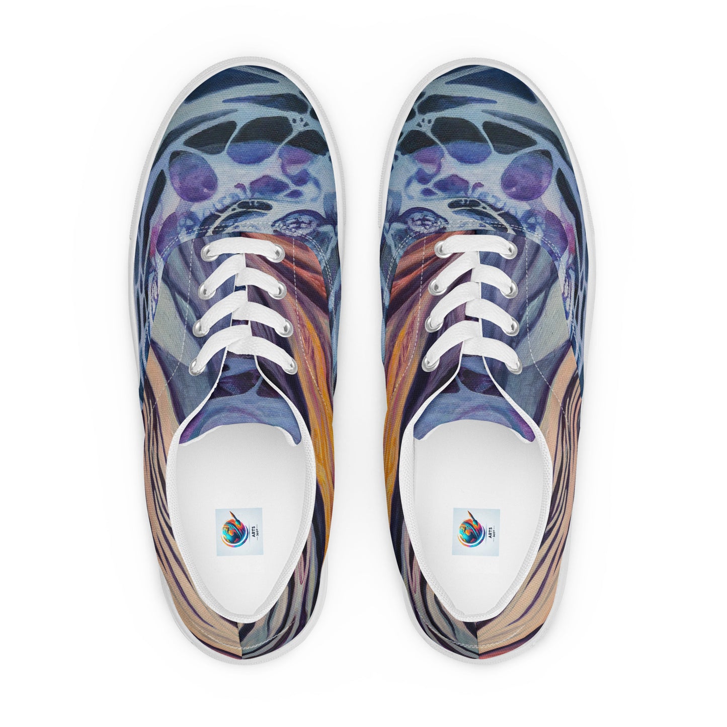 Men’s lace-up canvas shoes