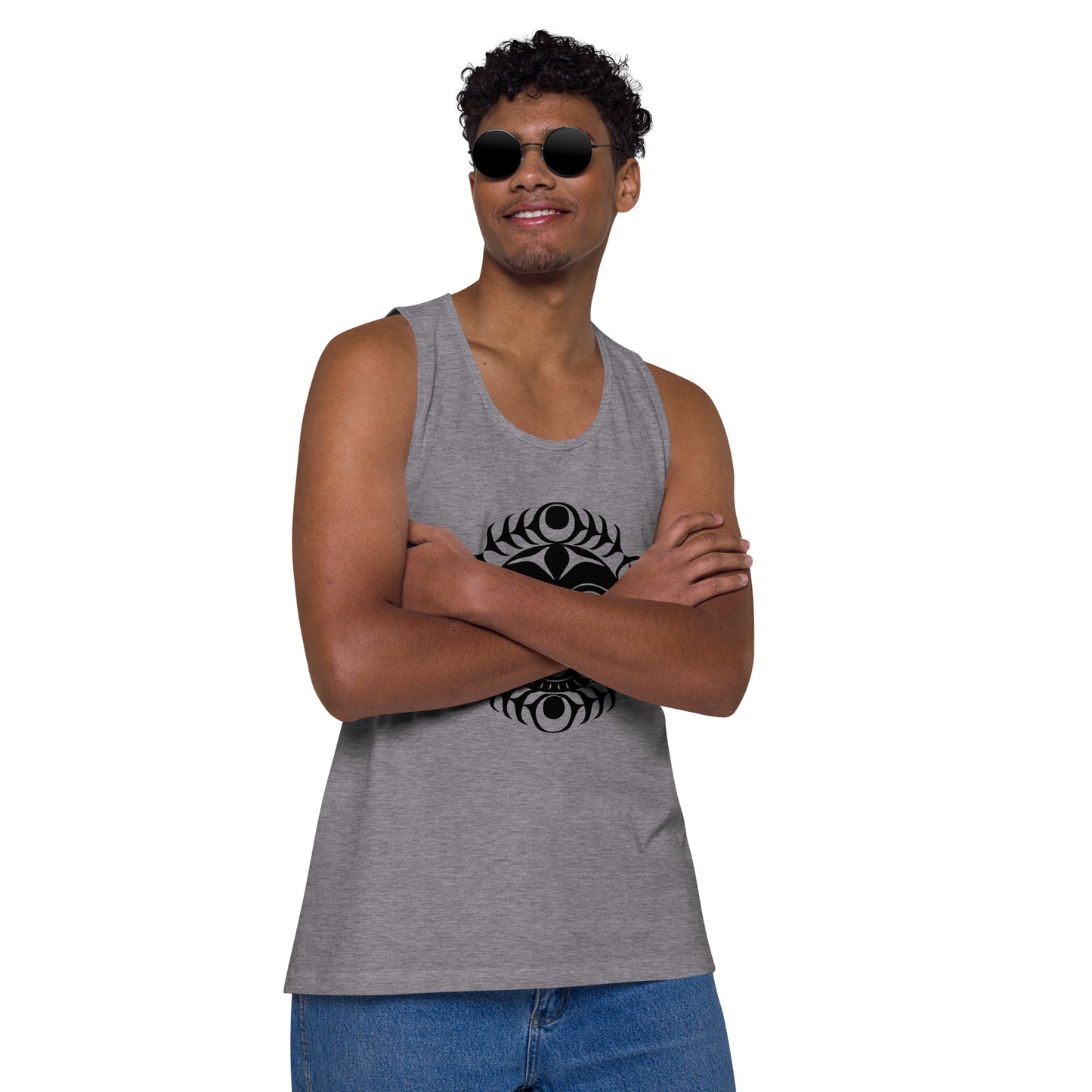 "Sun Mask" Men’s premium tank top