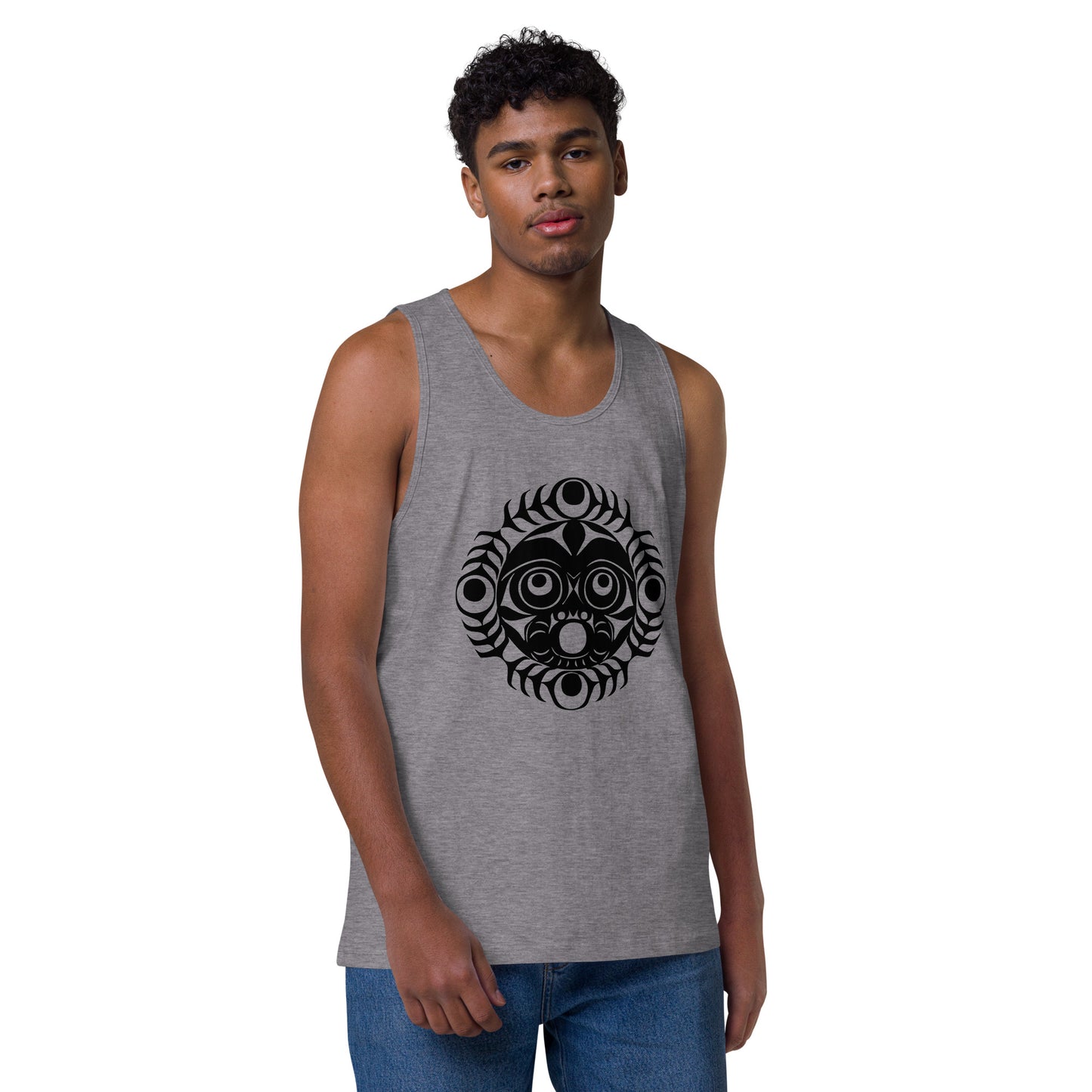 "Sun Mask" Men’s premium tank top