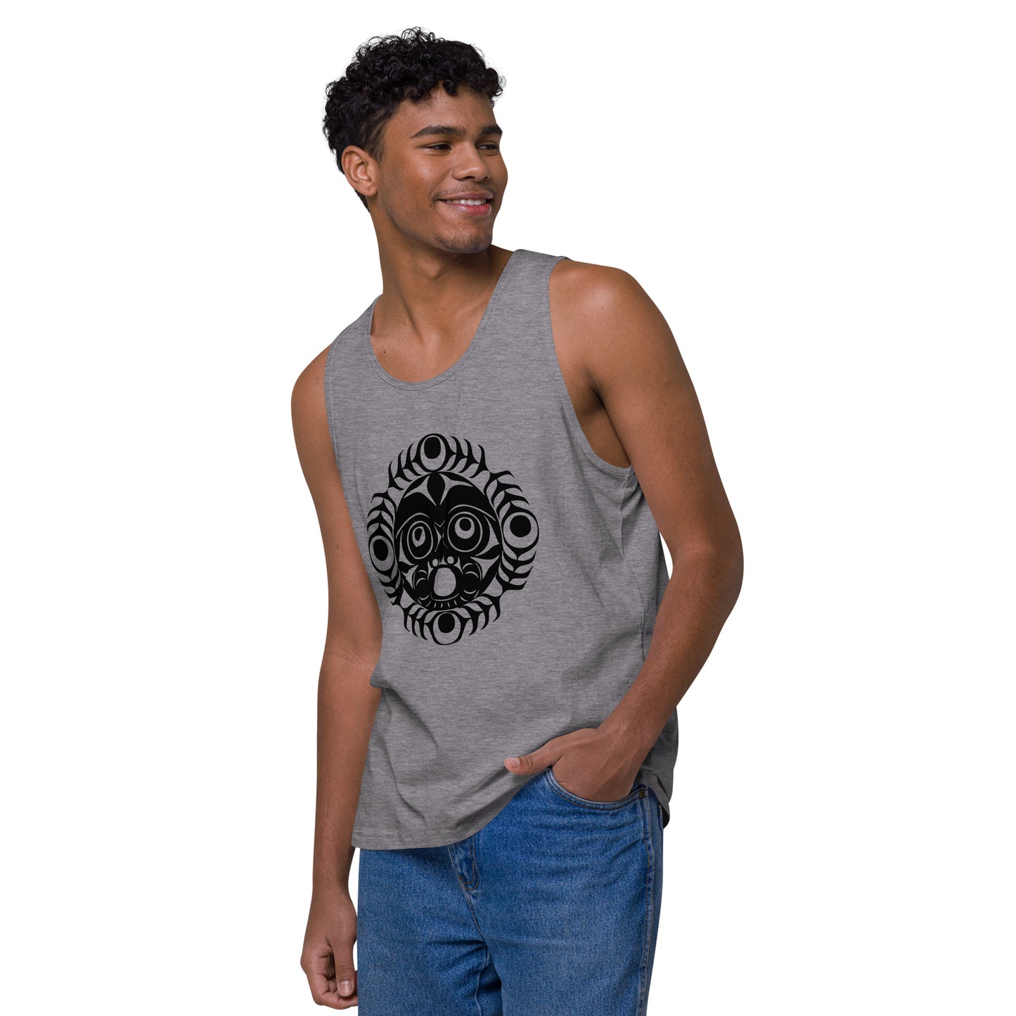 "Sun Mask" Men’s premium tank top
