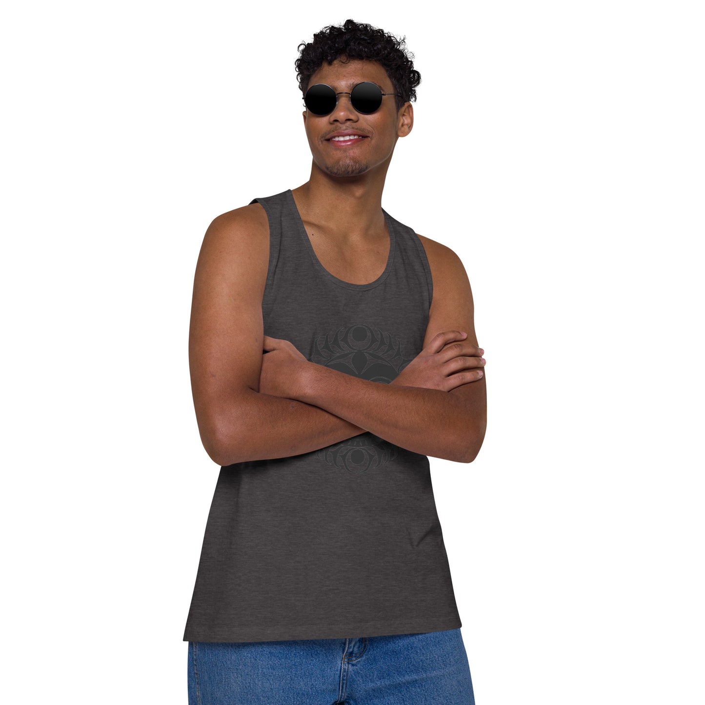 "Sun Mask" Men’s premium tank top