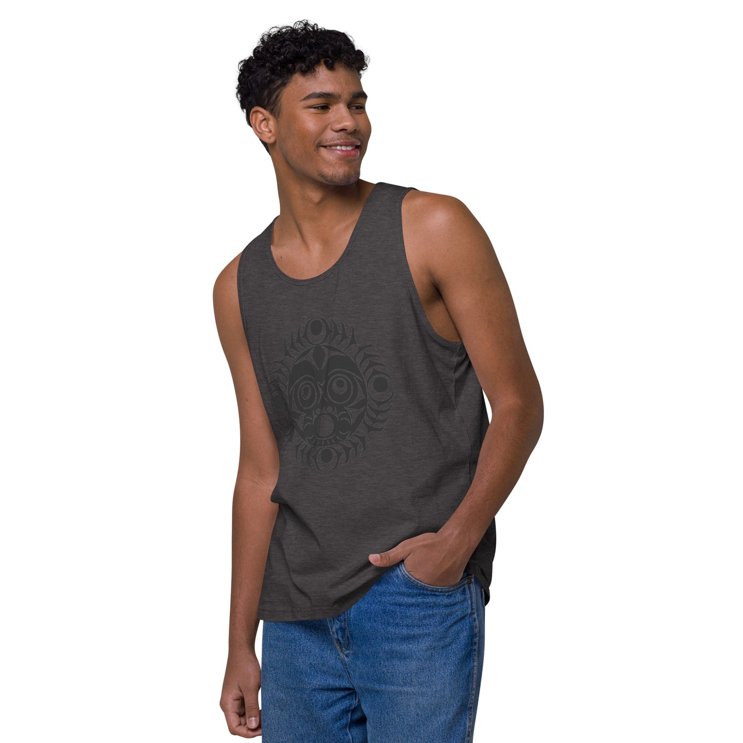 "Sun Mask" Men’s premium tank top