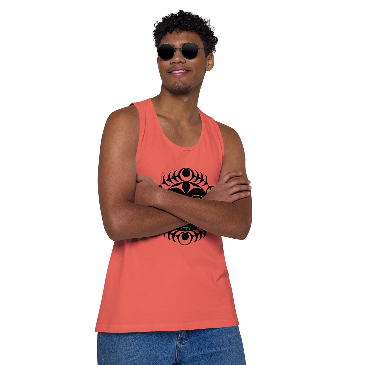"Sun Mask" Men’s premium tank top