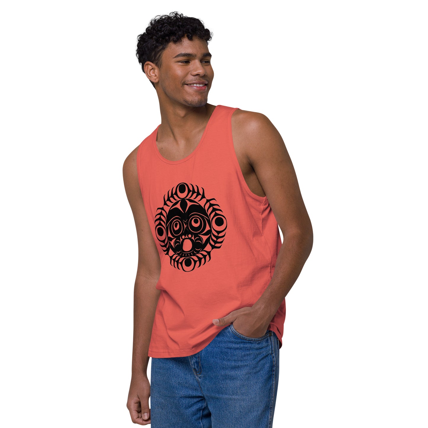 "Sun Mask" Men’s premium tank top