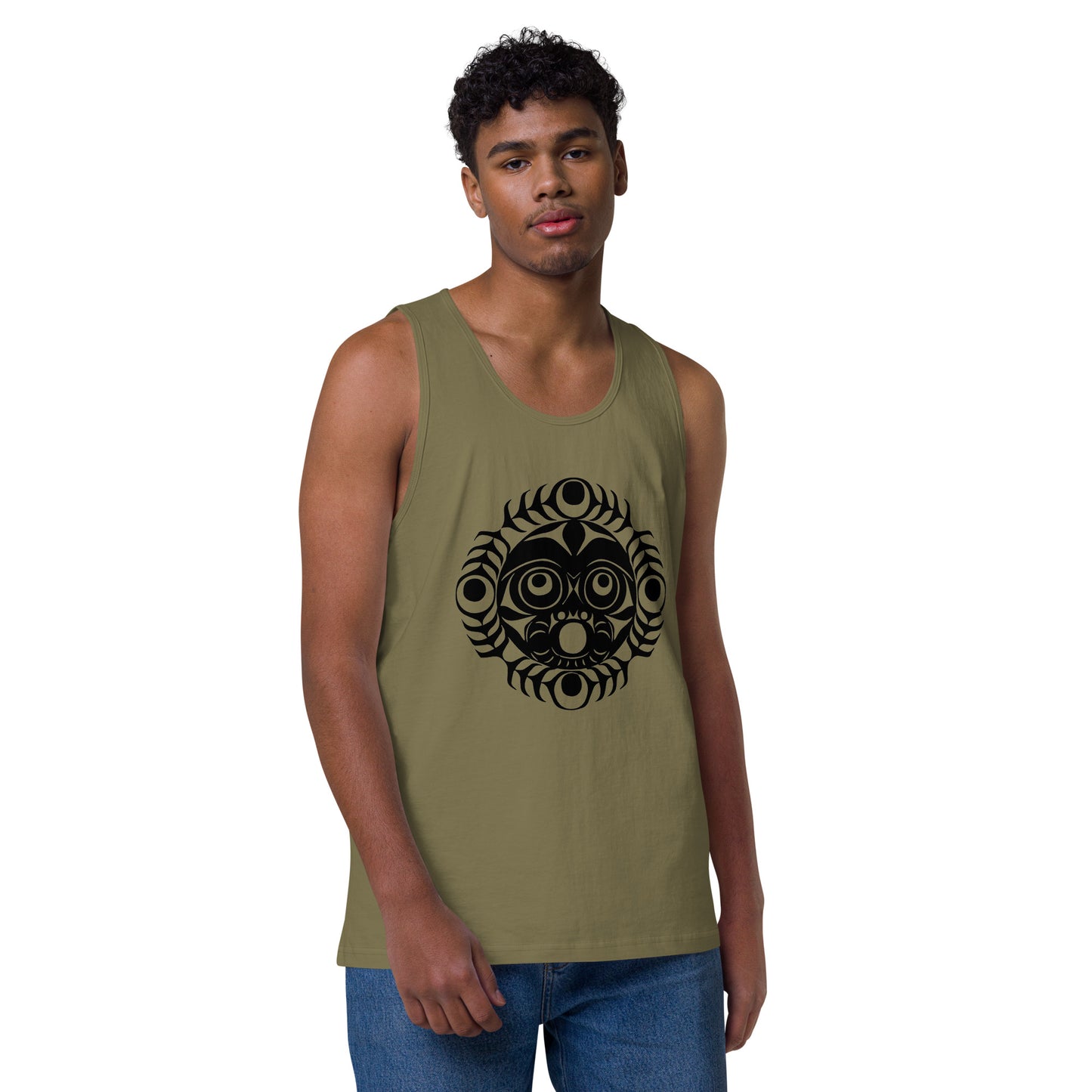 "Sun Mask" Men’s premium tank top
