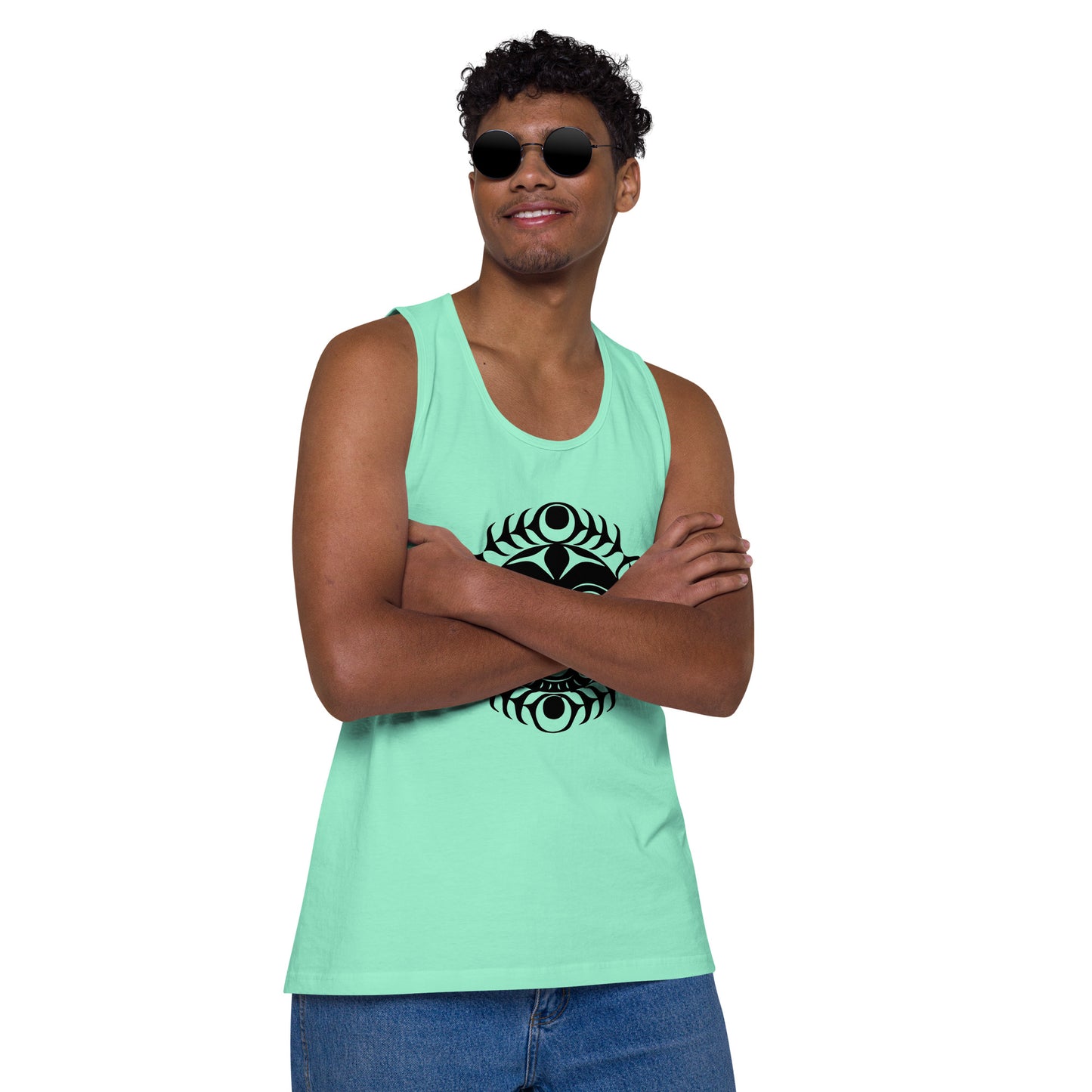 "Sun Mask" Men’s premium tank top