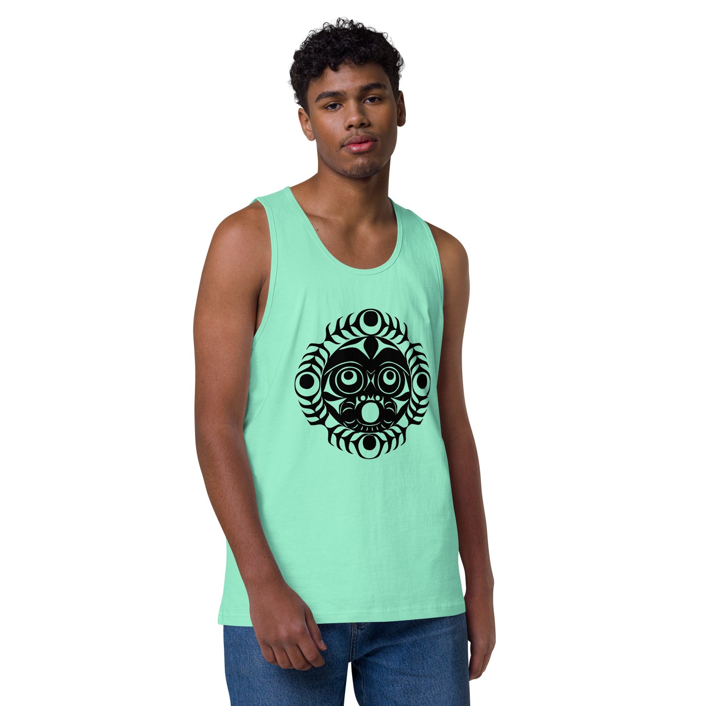 "Sun Mask" Men’s premium tank top