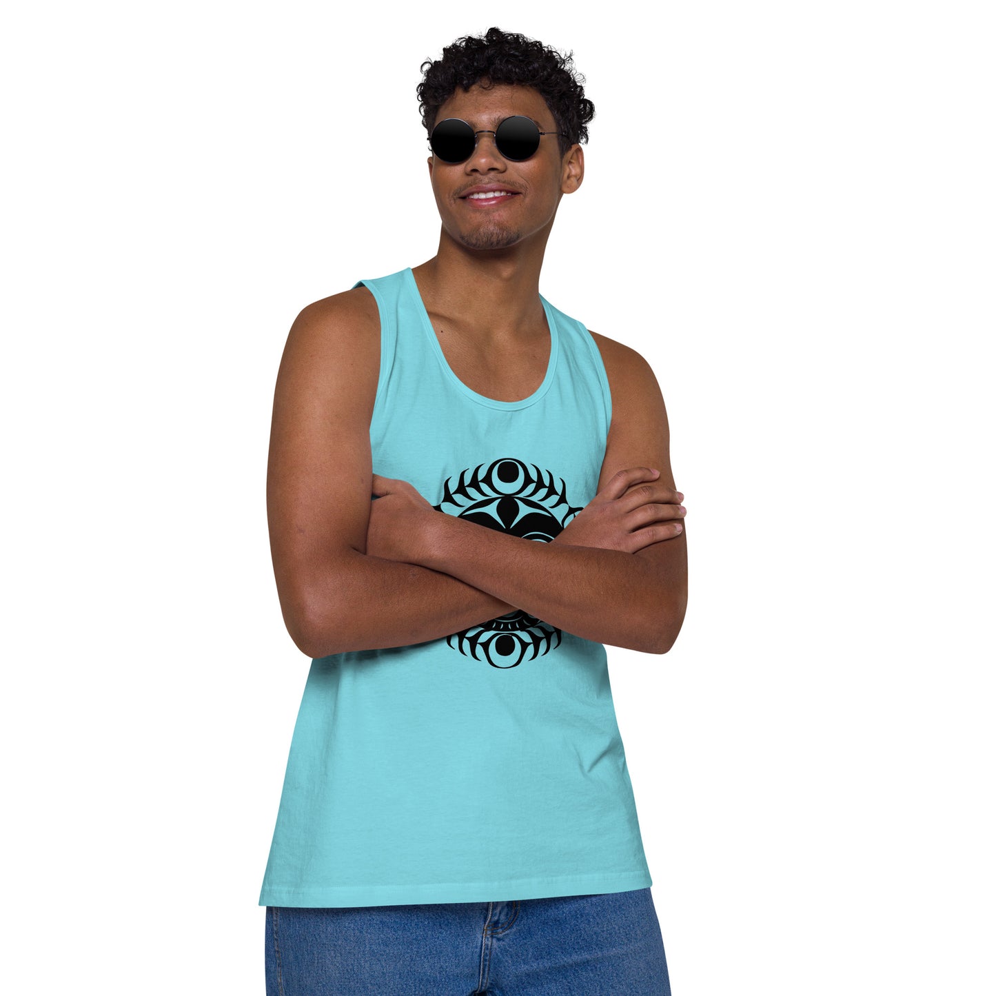 "Sun Mask" Men’s premium tank top
