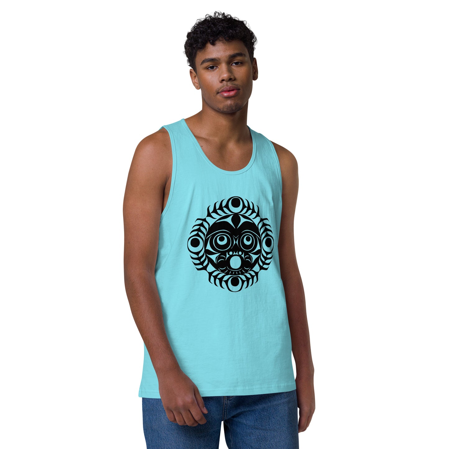 "Sun Mask" Men’s premium tank top