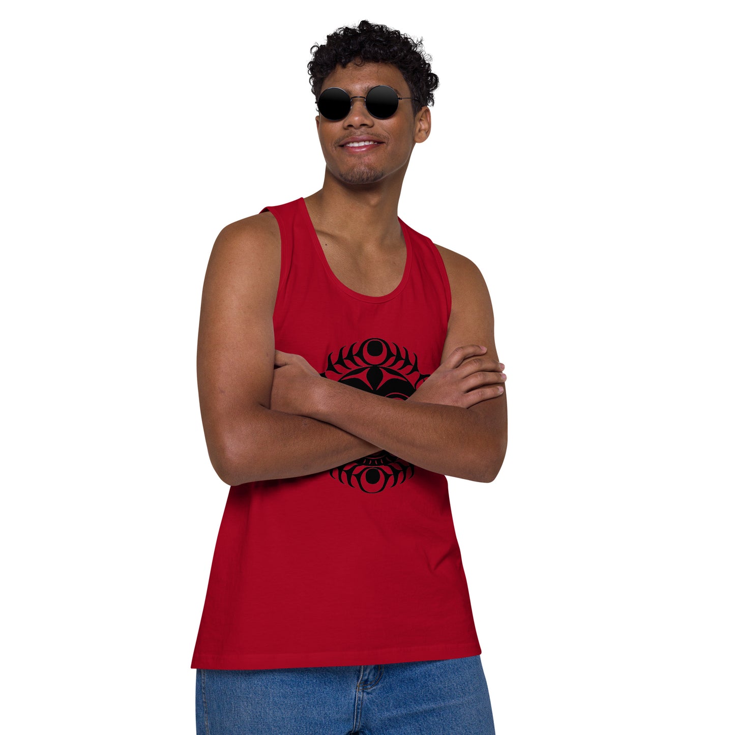 "Sun Mask" Men’s premium tank top