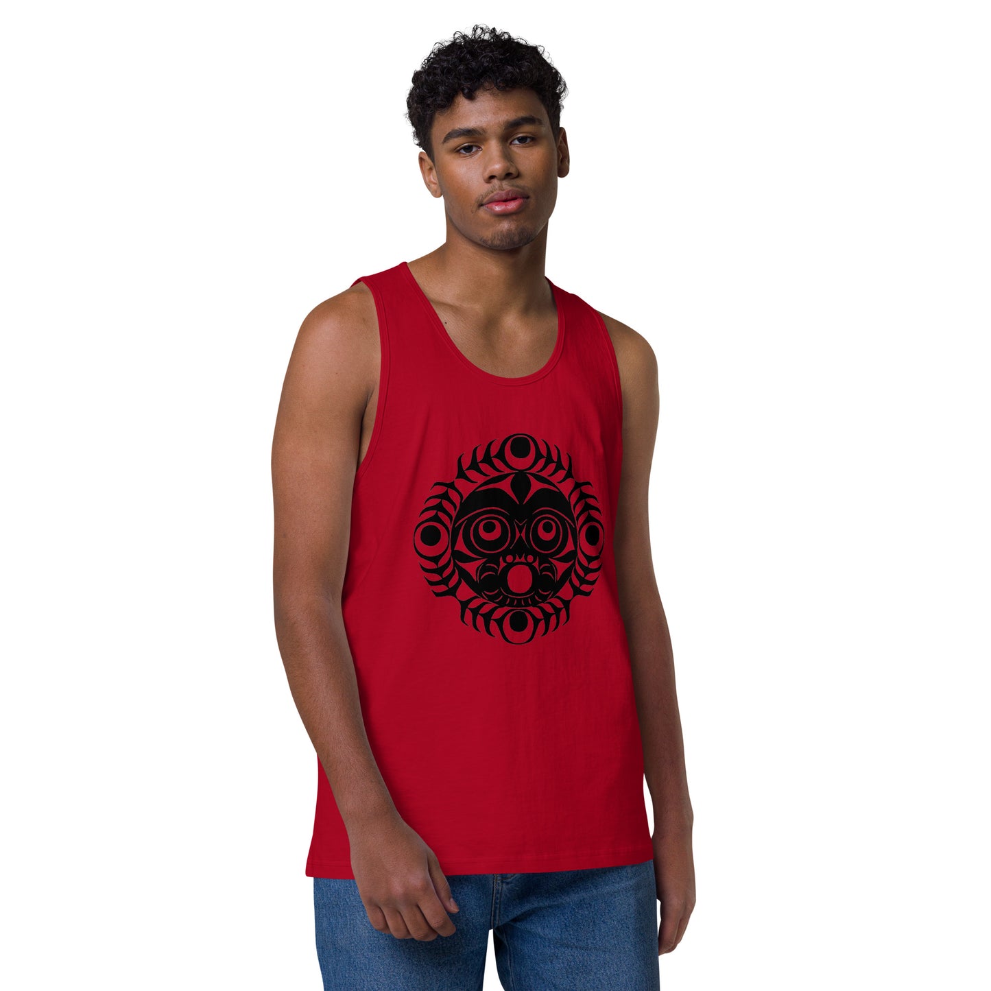 "Sun Mask" Men’s premium tank top