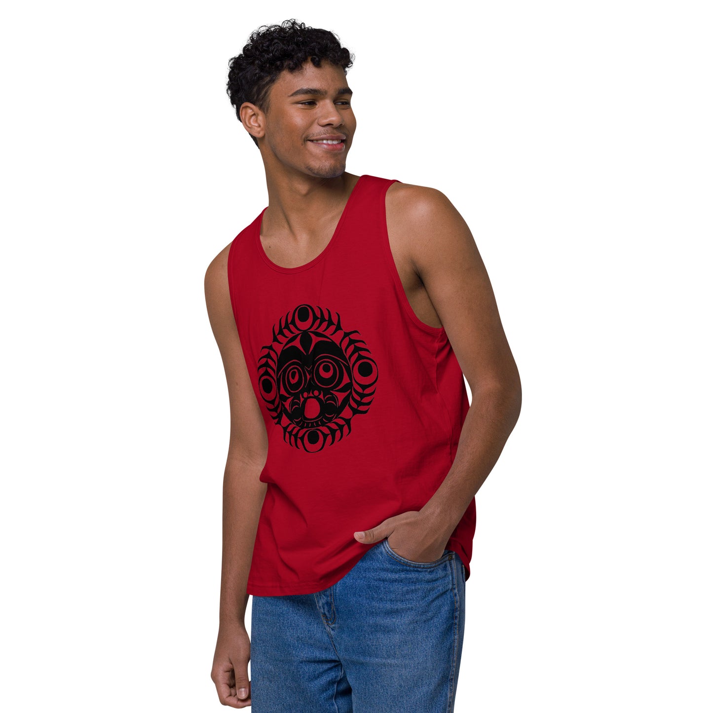 "Sun Mask" Men’s premium tank top