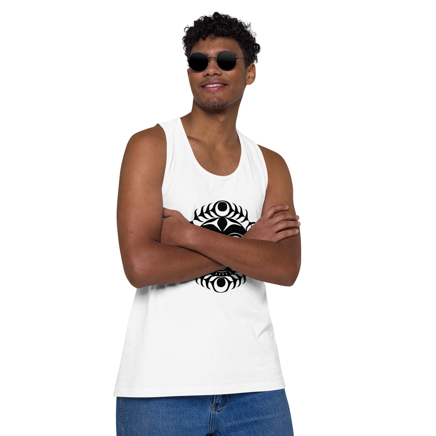 "Sun Mask" Men’s premium tank top