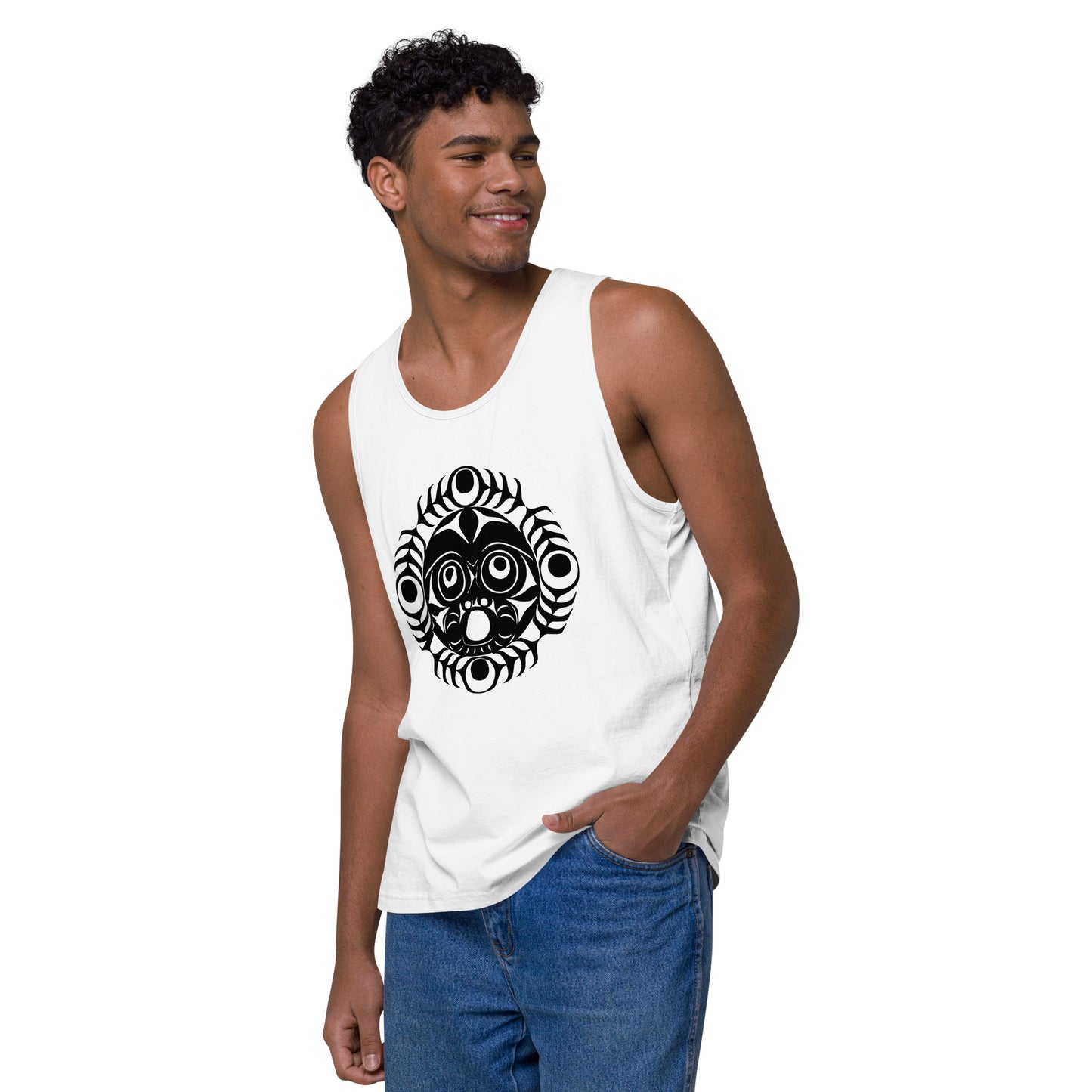 "Sun Mask" Men’s premium tank top