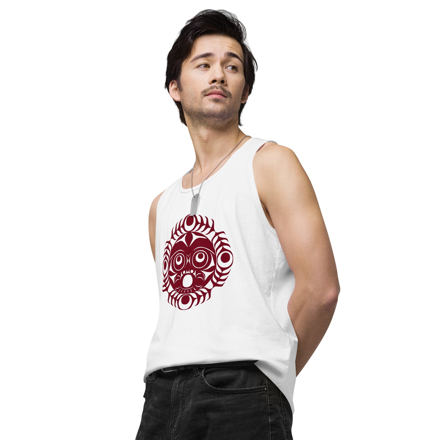 "Sun Mask" Men’s premium tank top