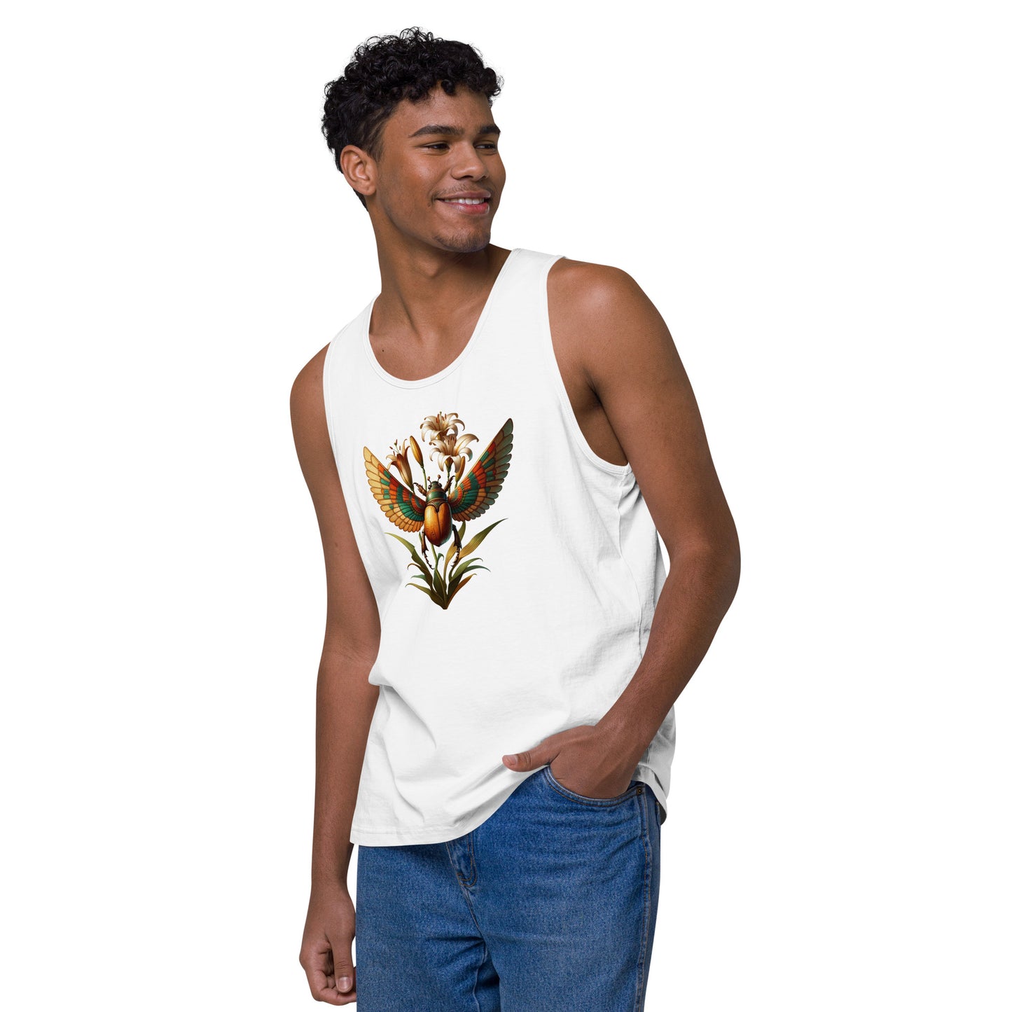 "Scarab Rising" Men’s premium tank top