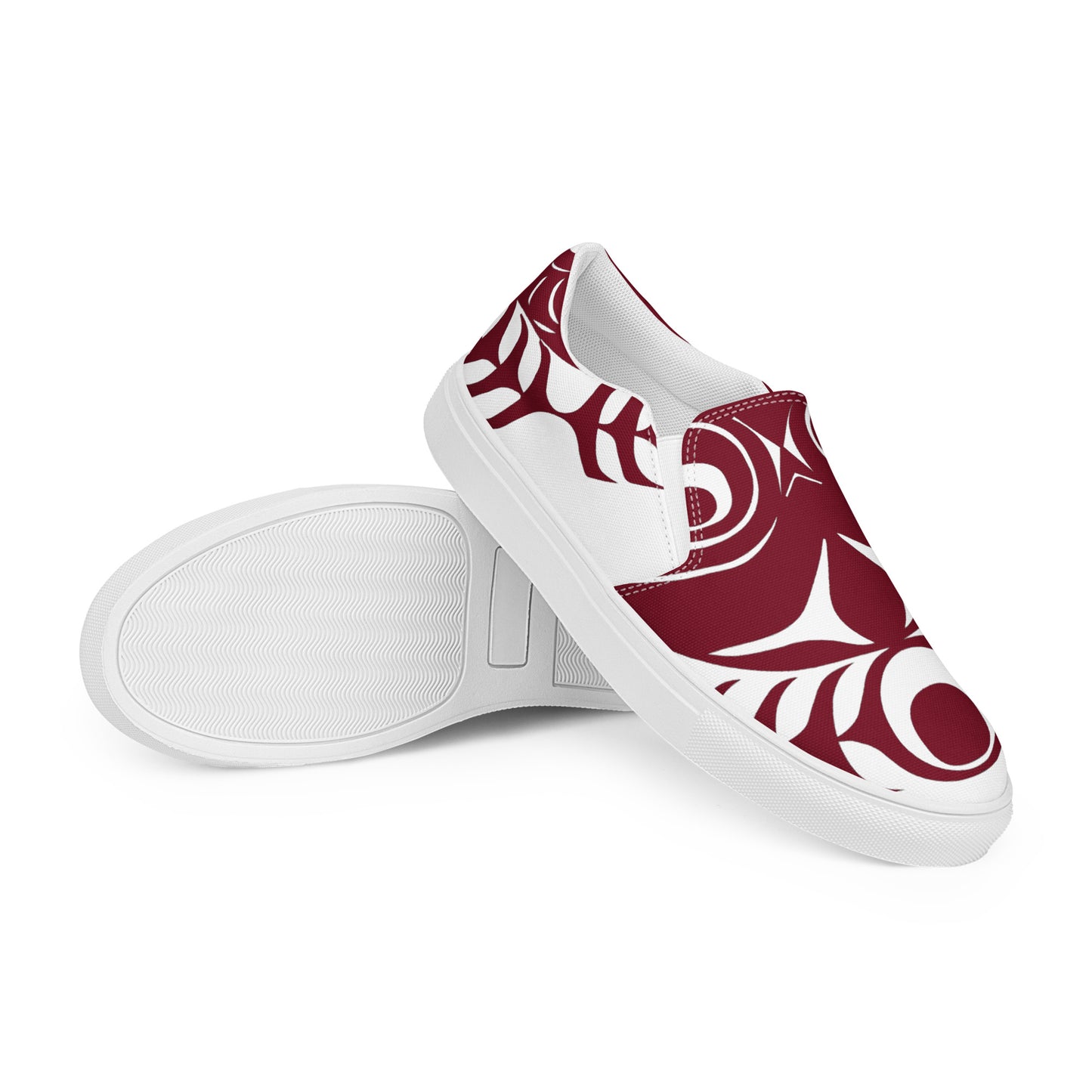 "Sun Mask" Men’s slip-on canvas shoes