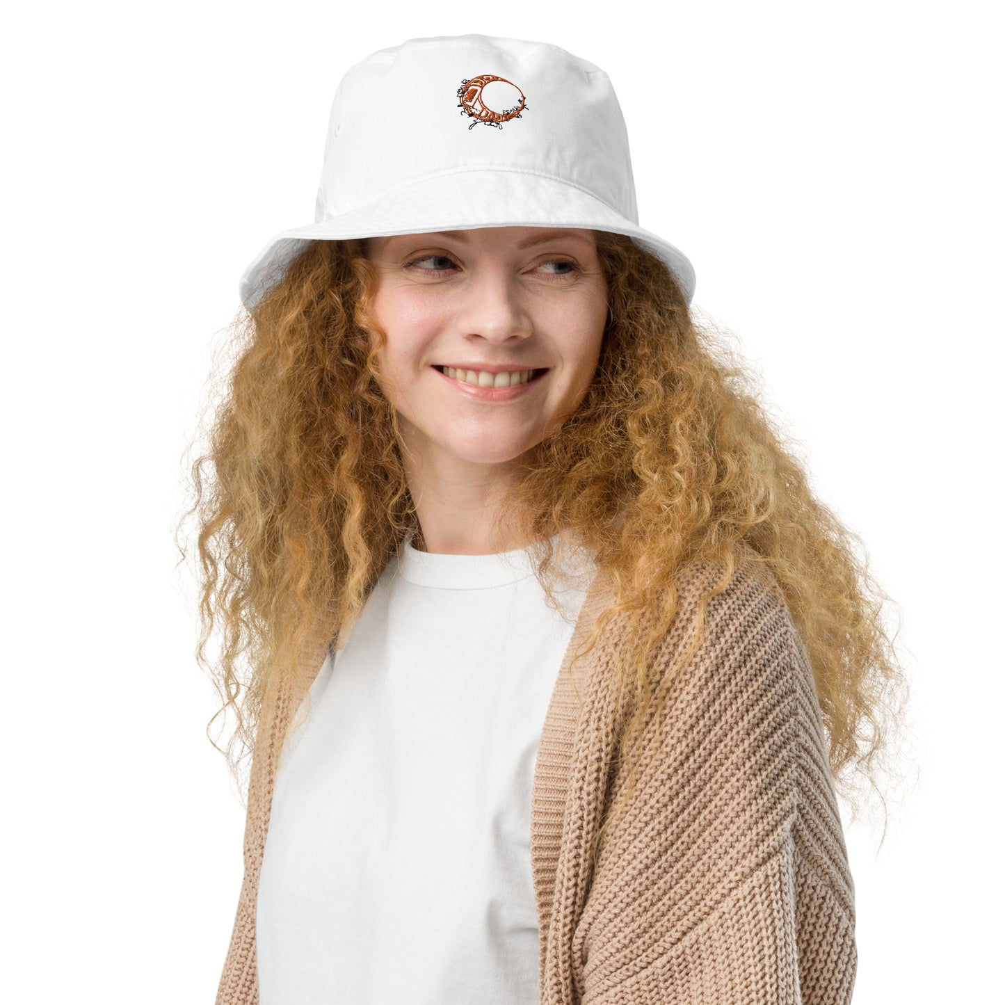 "Flower Moon" Organic bucket hat