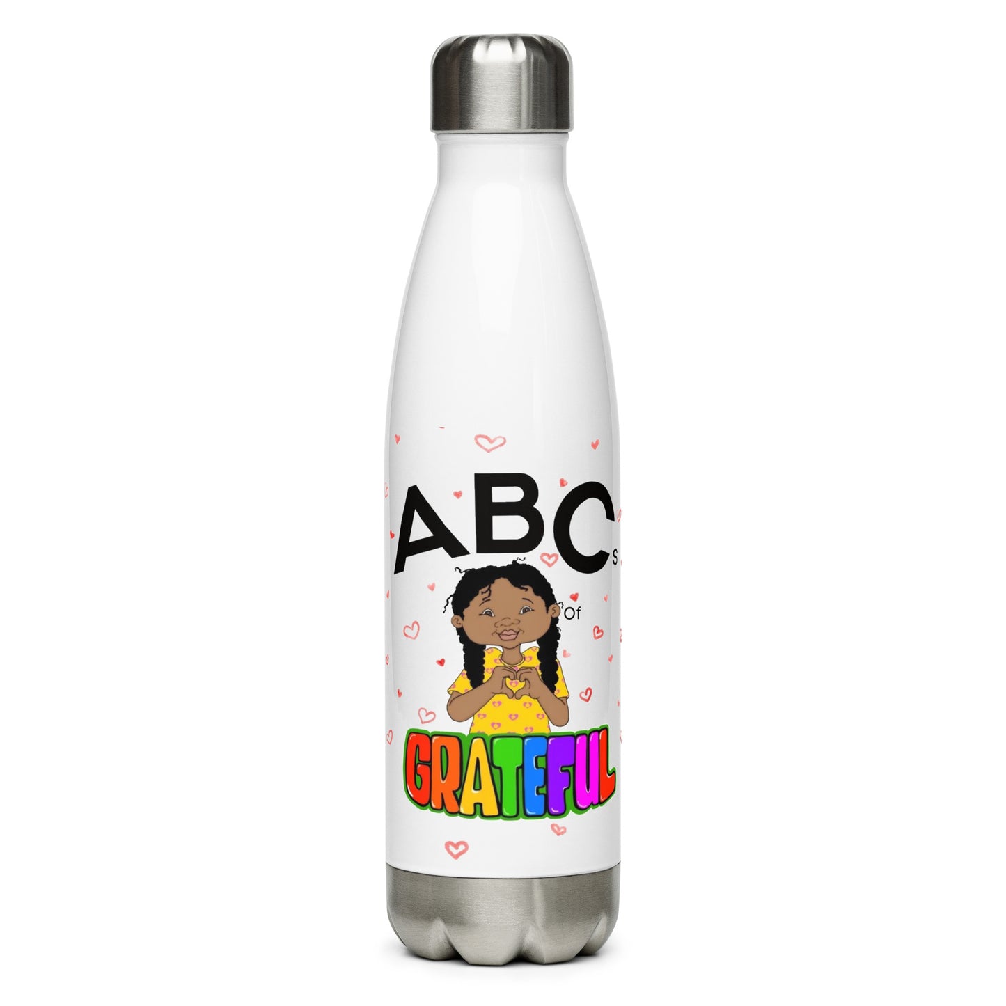 "ABC's" Stainless steel water bottle