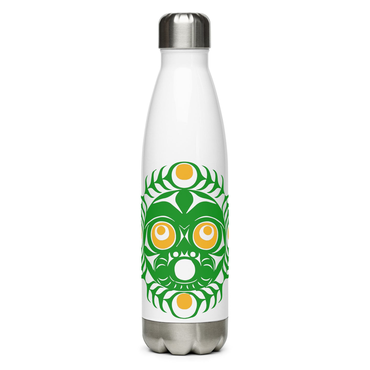 "Sun Mask" Stainless steel water bottle