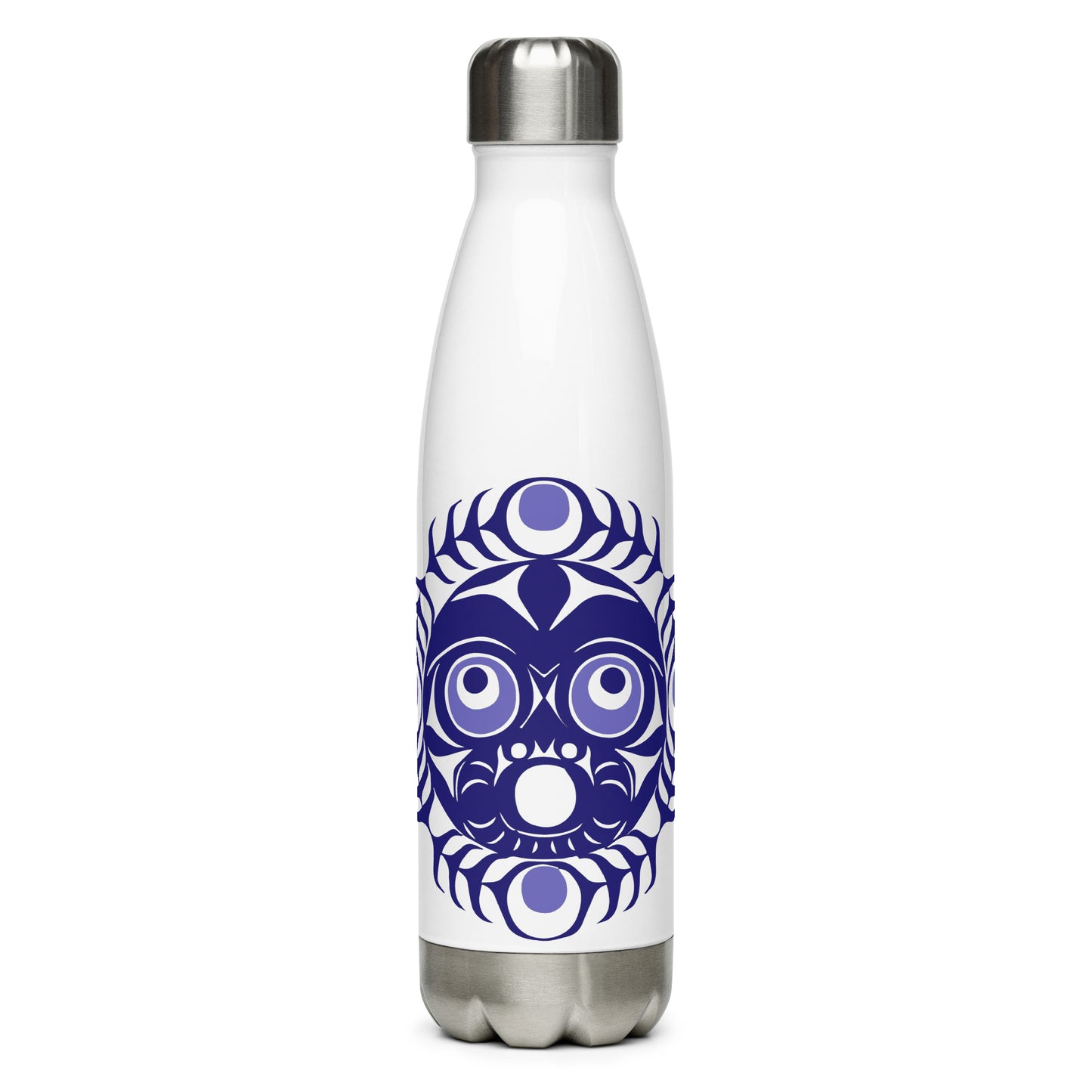 "Sun Mask" Stainless steel water bottle