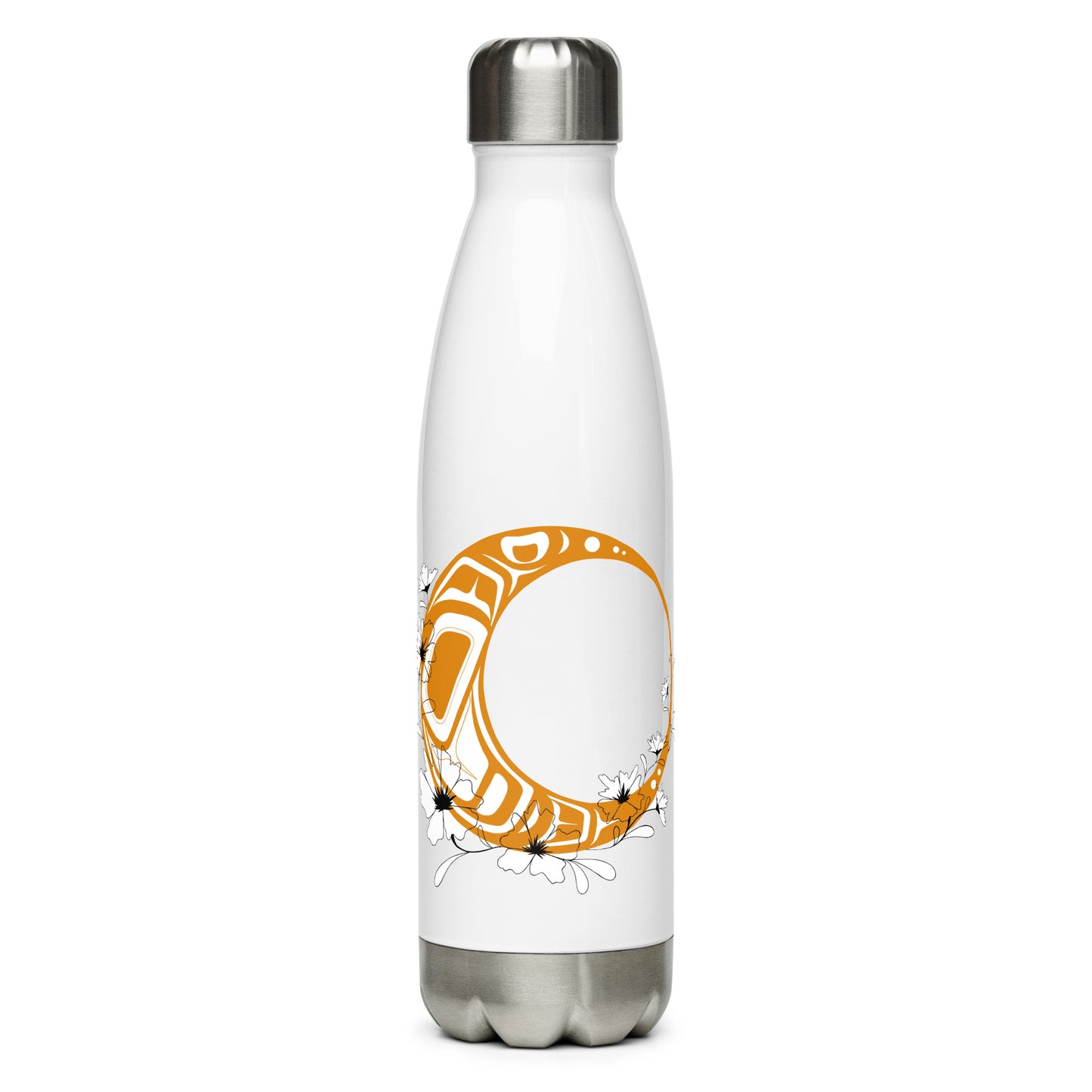 "Flower Moon" Stainless steel water bottle