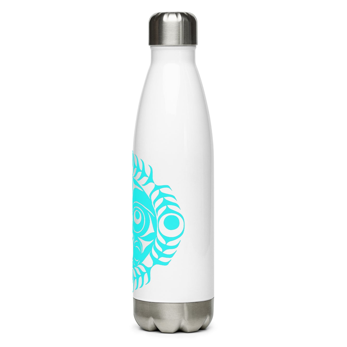 "Sun Mask" Stainless steel water bottle