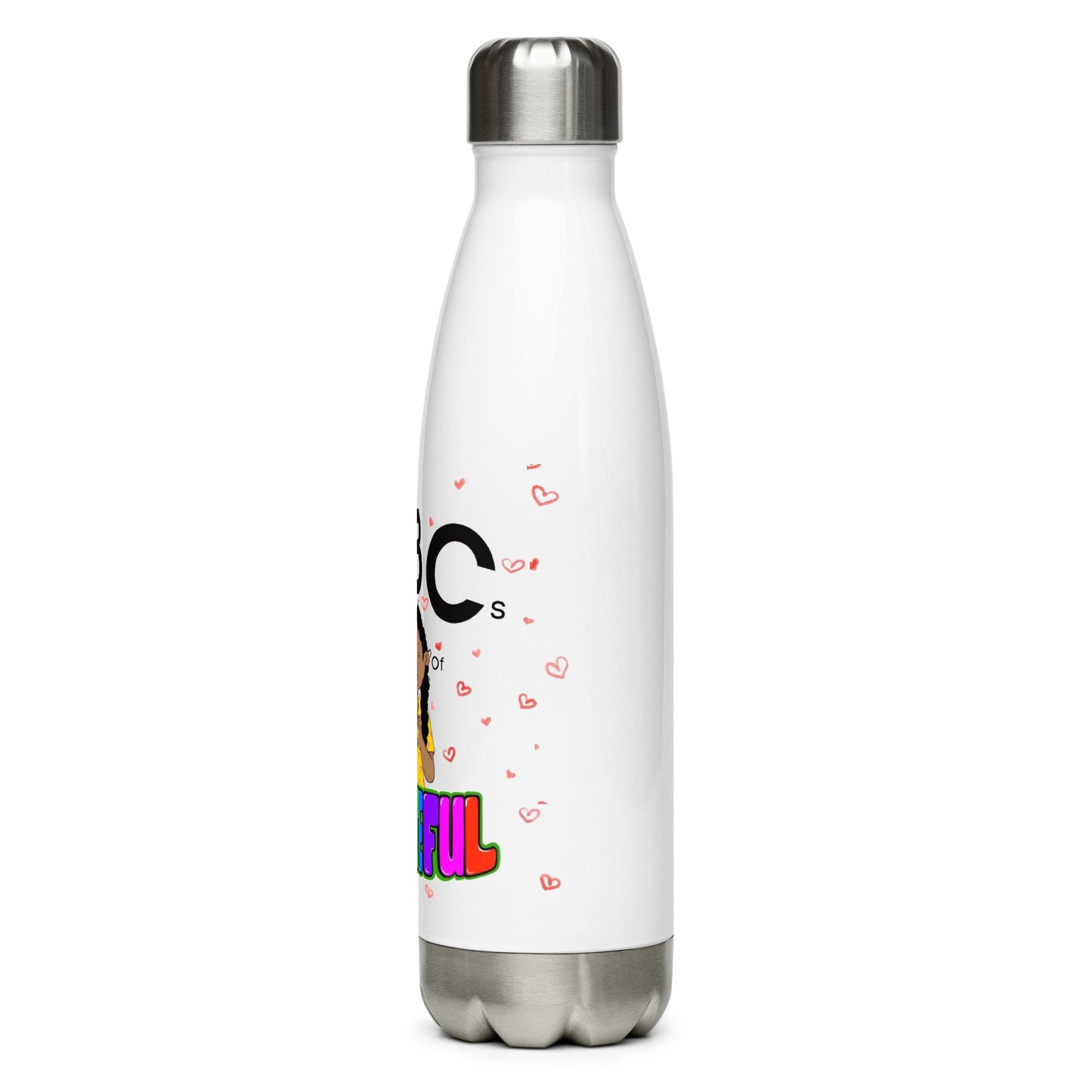 "ABC's" Stainless steel water bottle