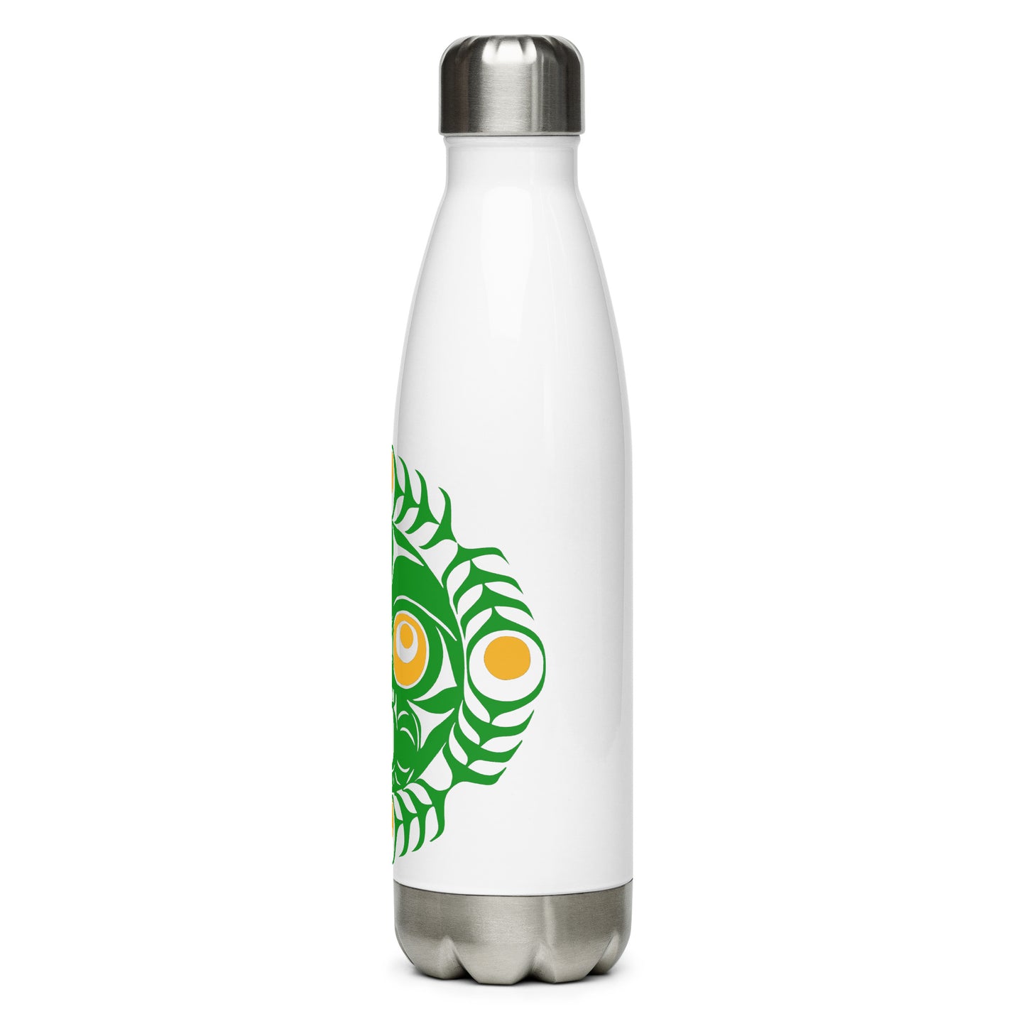 "Sun Mask" Stainless steel water bottle