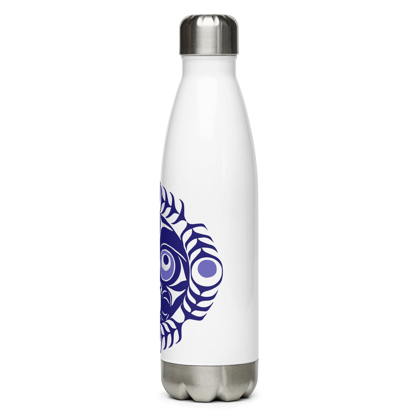 "Sun Mask" Stainless steel water bottle