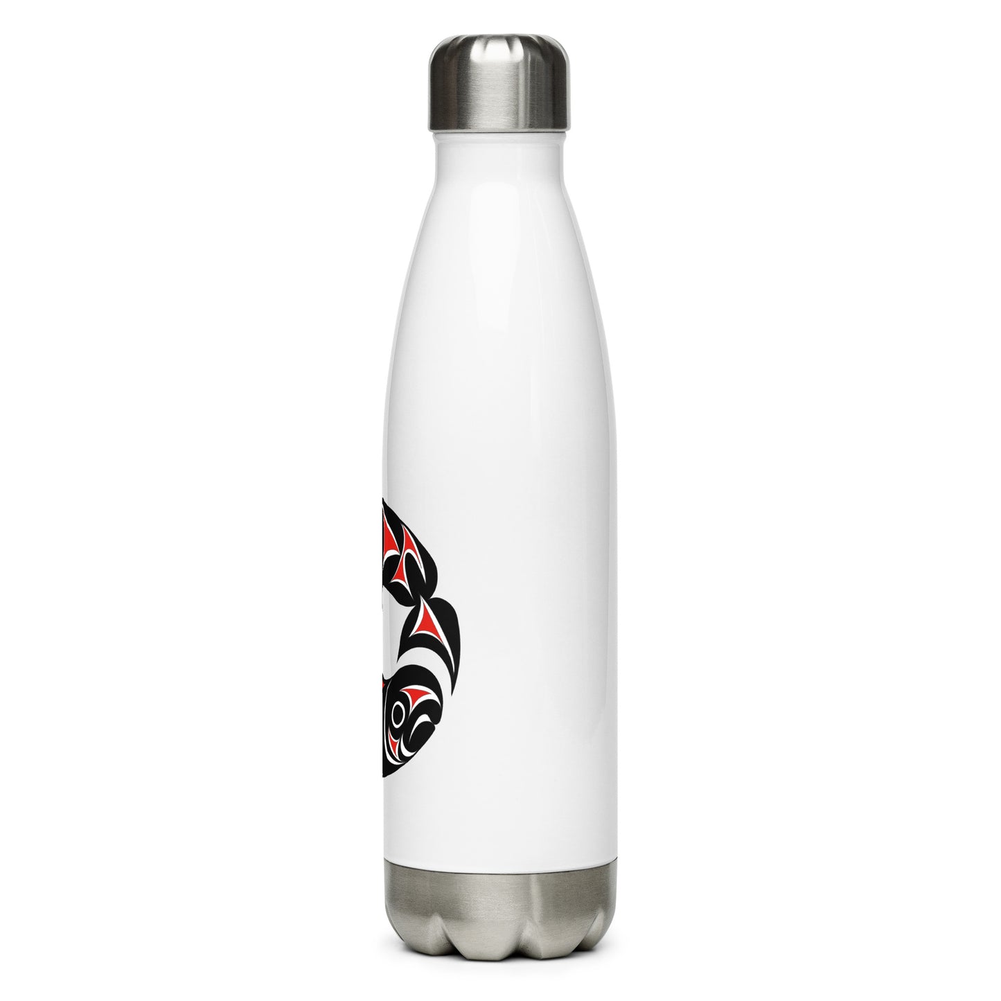 "Twin Salmon 2 " Stainless steel water bottle