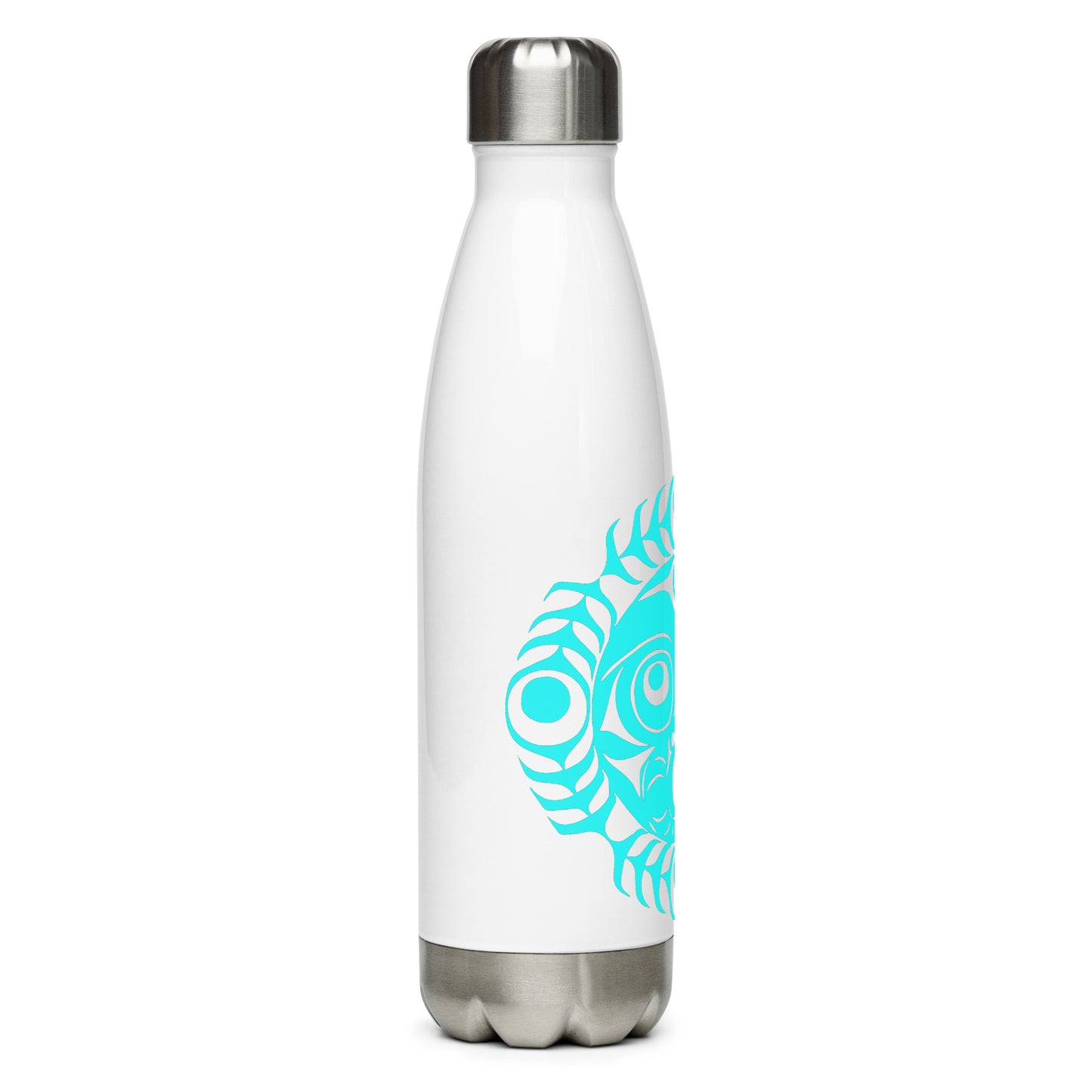 "Sun Mask" Stainless steel water bottle