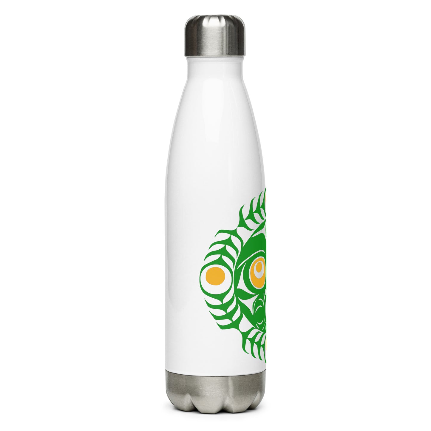 "Sun Mask" Stainless steel water bottle