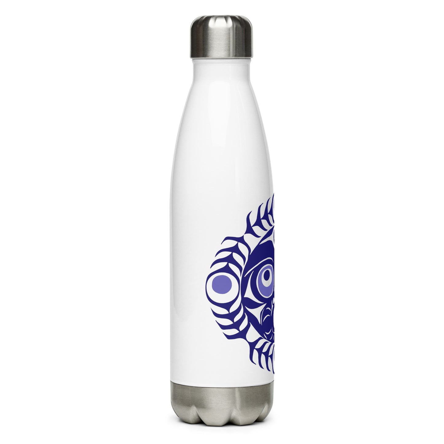 "Sun Mask" Stainless steel water bottle