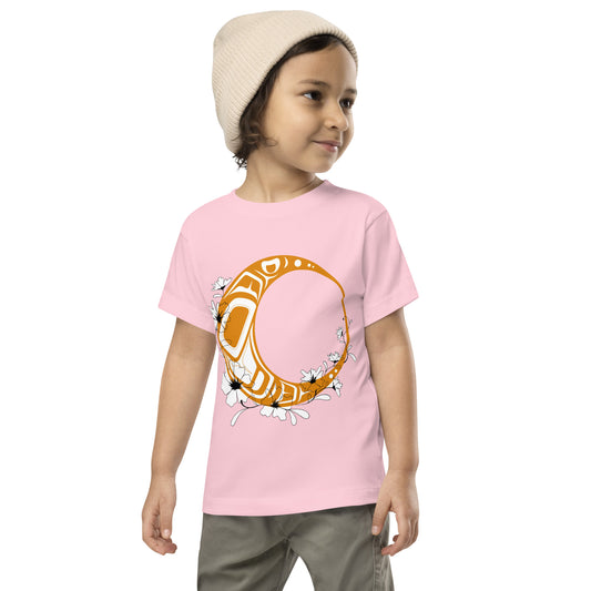 "Flower Moon" Toddler Short Sleeve Tee