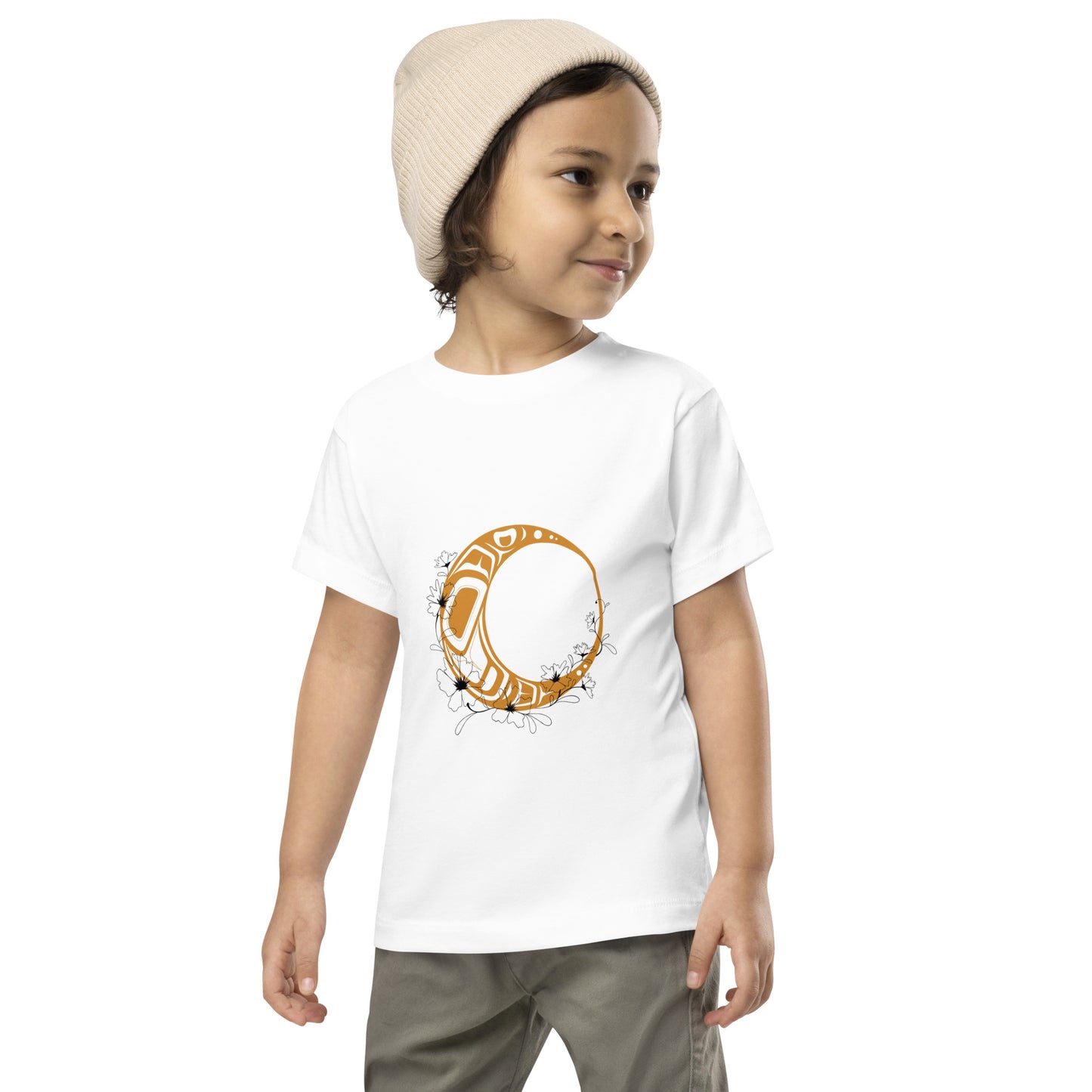 "Flower Moon" Toddler Short Sleeve Tee