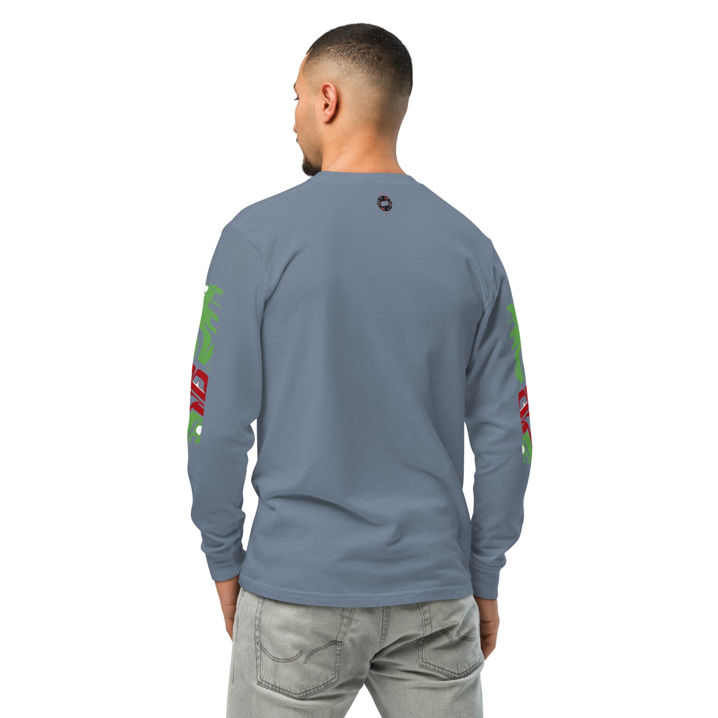 "Box of Frogs" Garment-dyed heavyweight long-sleeve shirt